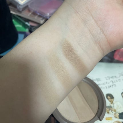 coou シェーディングのクチコミ「【使った商品】coou シェーディング02マットクールトーン¥110
【崩れにくさ】まあまあ
.....」(3枚目)