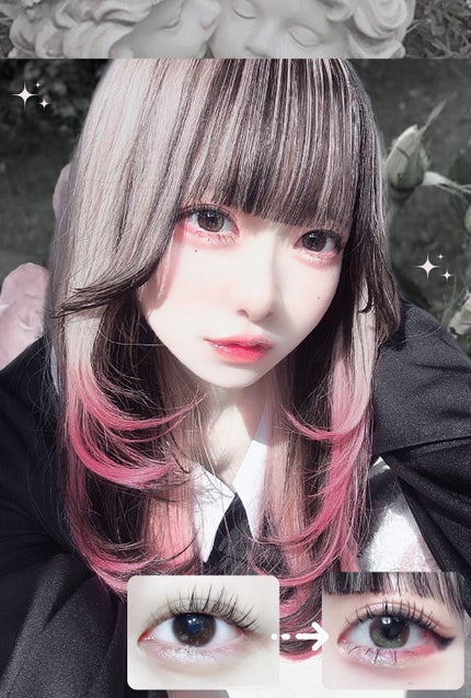 Glowy Golden Olive/OLENS/ワンデー(1DAY)カラコンを使ったクチコミ(5枚目)