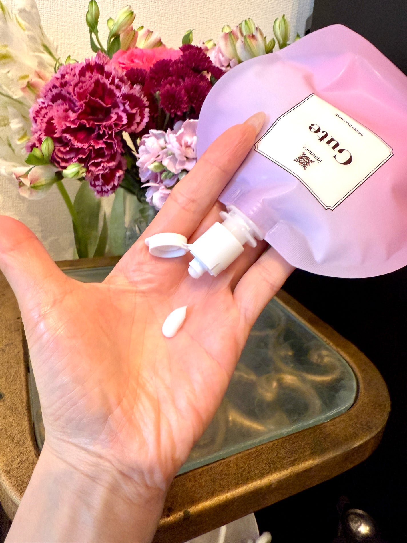 イクモアキュートオーロラヘアマスク/iqumore/ヘアマスク・ヘアパックを使ったクチコミ(1枚目)