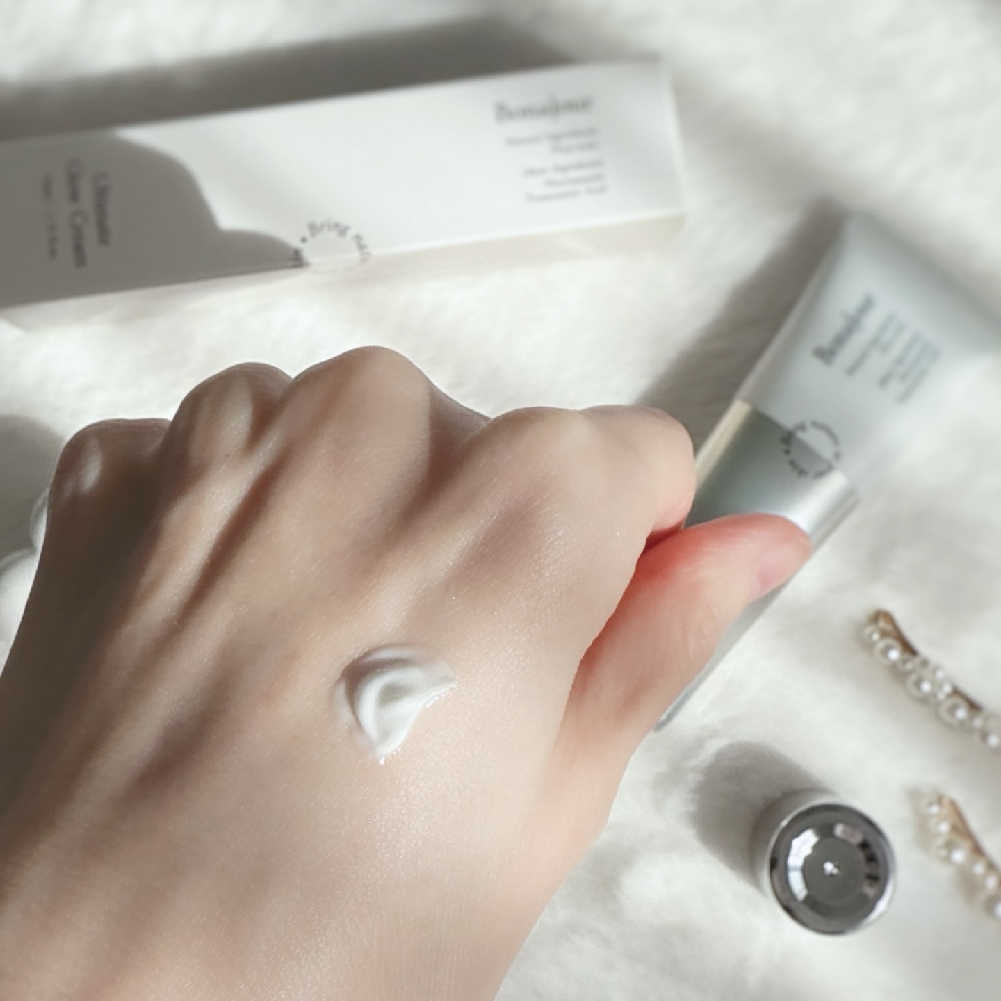 アルティメイトグロウクリーム/Bonajour/フェイスクリームを使ったクチコミ（2枚目）