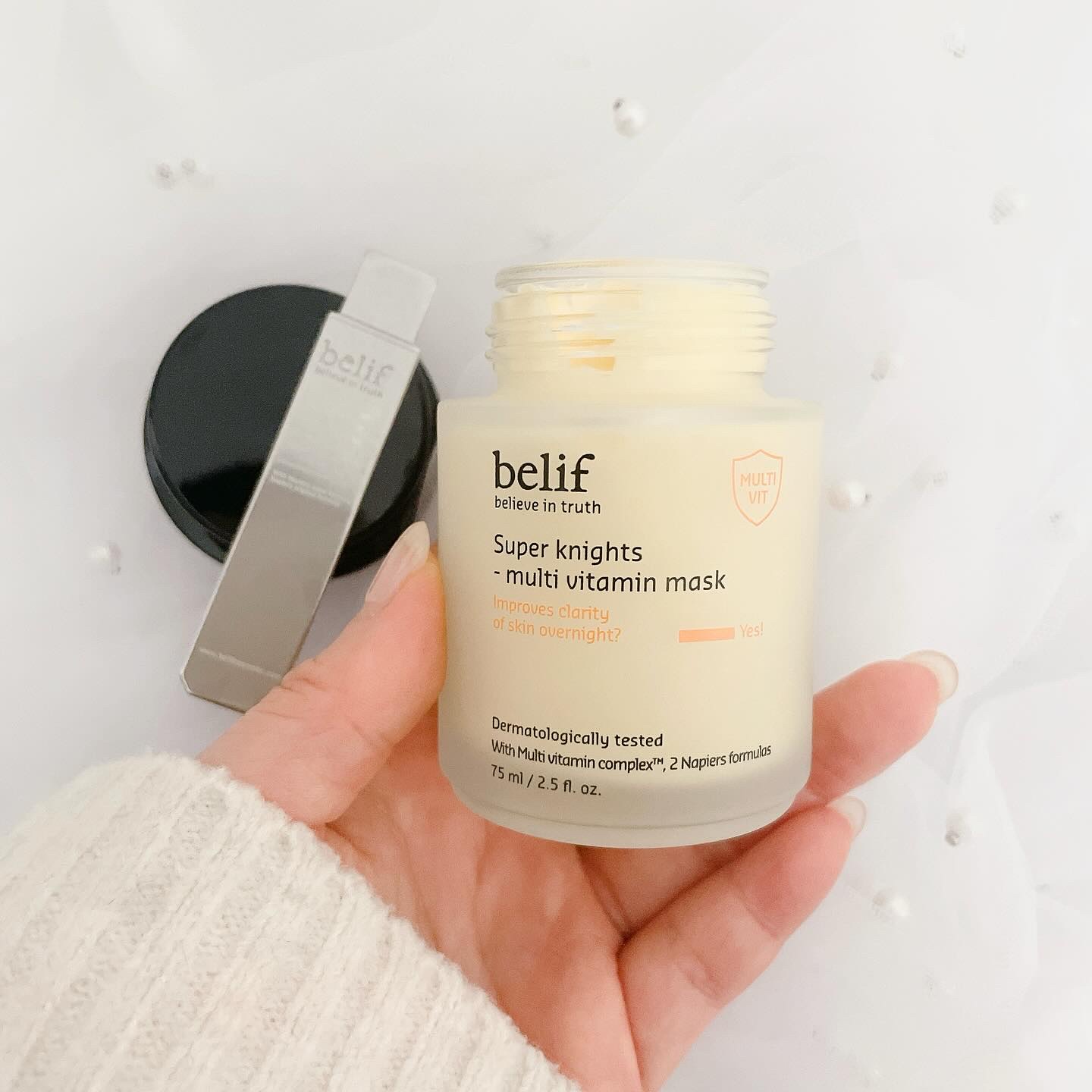 スーパーナイツ ビタミンマスク/belif/フェイスクリームを使ったクチコミ（1枚目）