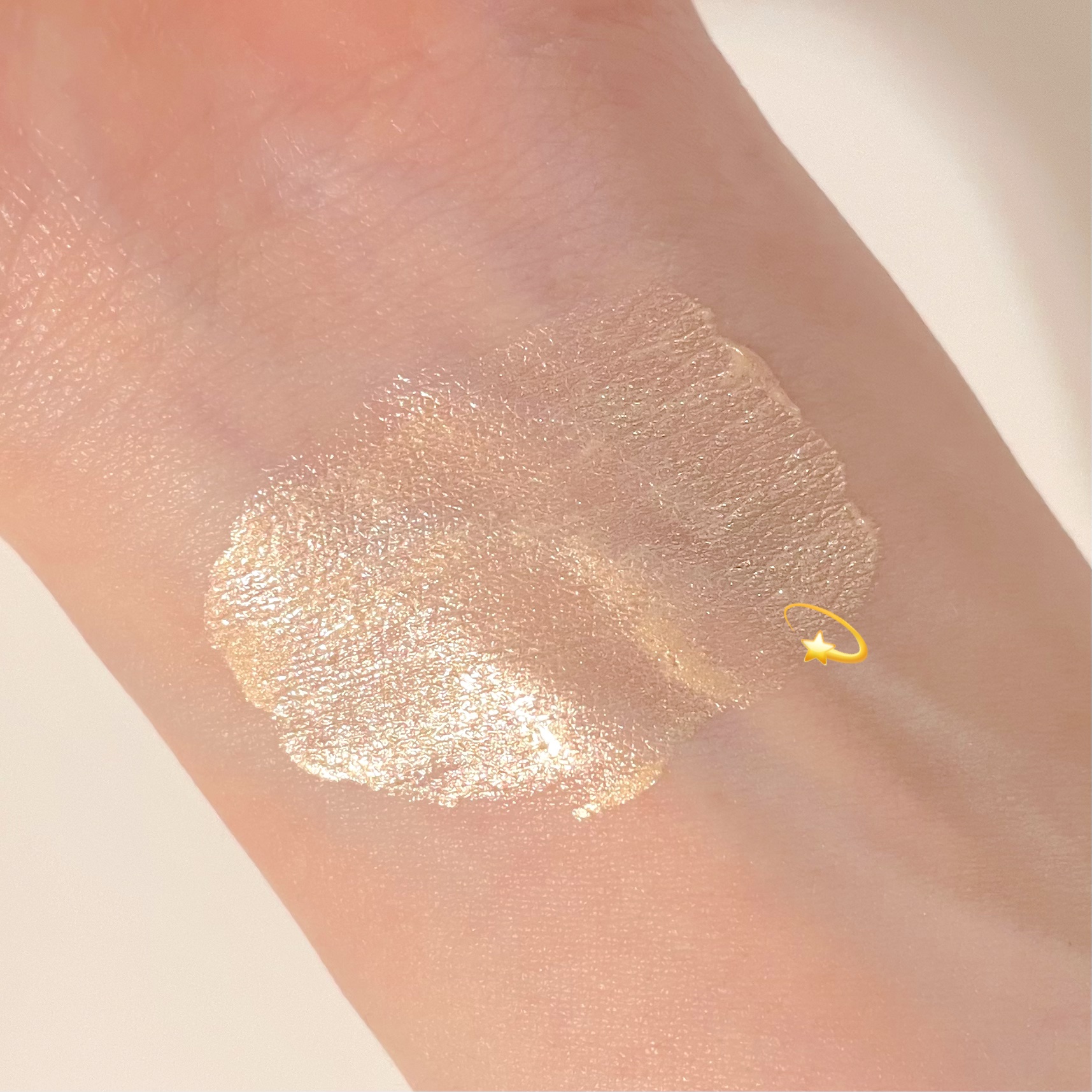 MIGUHARA スポットライト ゴールド ドロップのクチコミ「スポットライト ゴールド ドロップ💐

シャンパンゴールドのハイライト！

写真でわかりやすく.....」（2枚目）