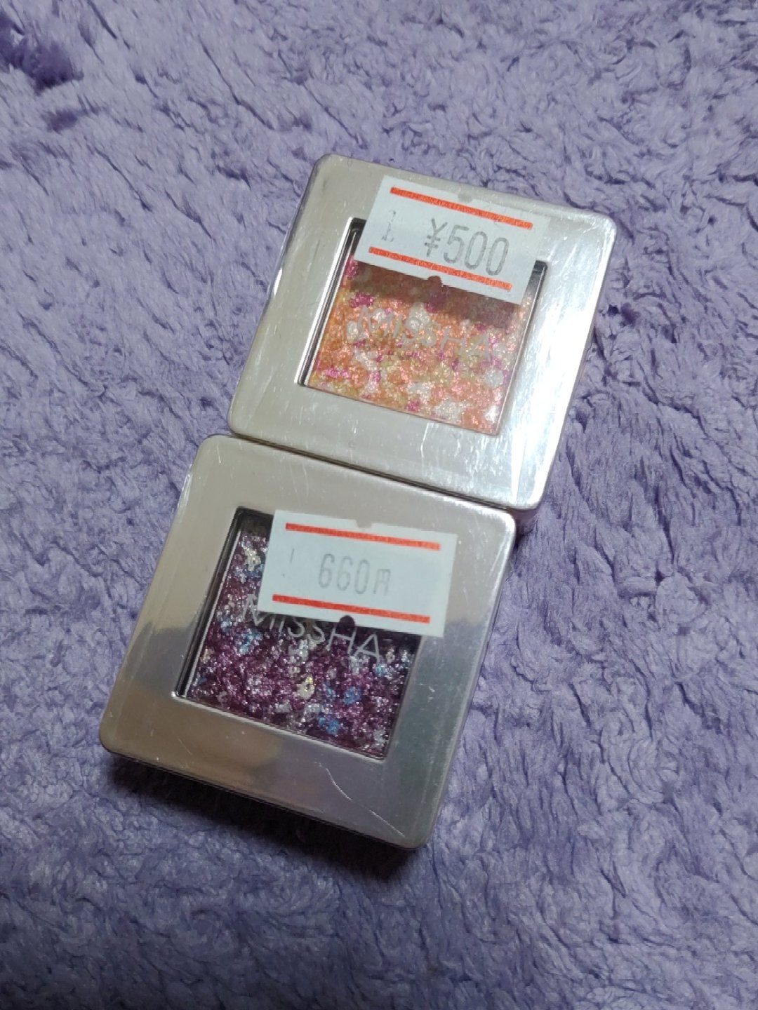 グリッタープリズム シャドウ/MISSHA/グリッターを使ったクチコミ（2枚目）