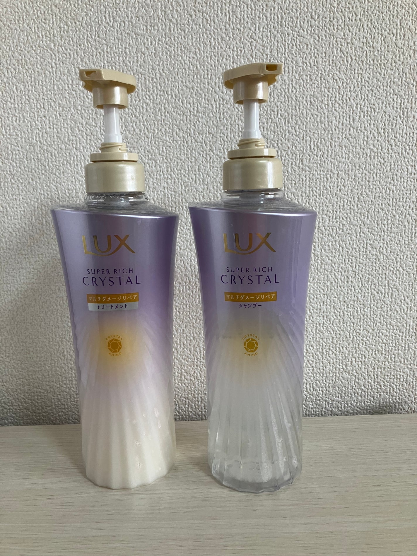 スーパーリッチクリスタル マルチダメージリペア シャンプー/トリートメント/LUX/市販シャンプーを使ったクチコミ(1枚目)