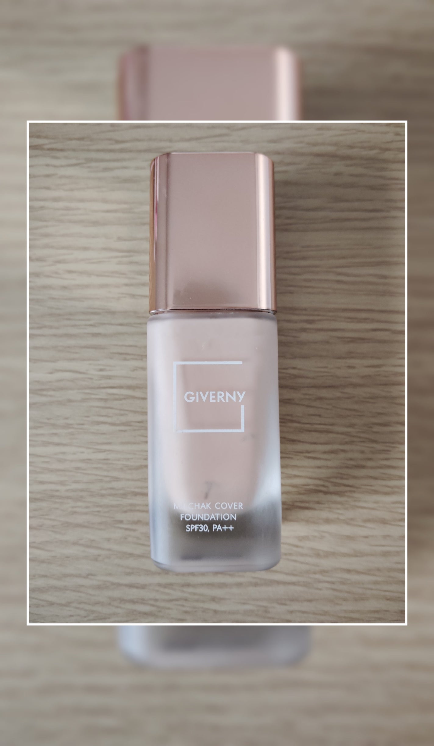 密着カバーファンデーション/GIVERNY/リキッドファンデーションを使ったクチコミ(1枚目)