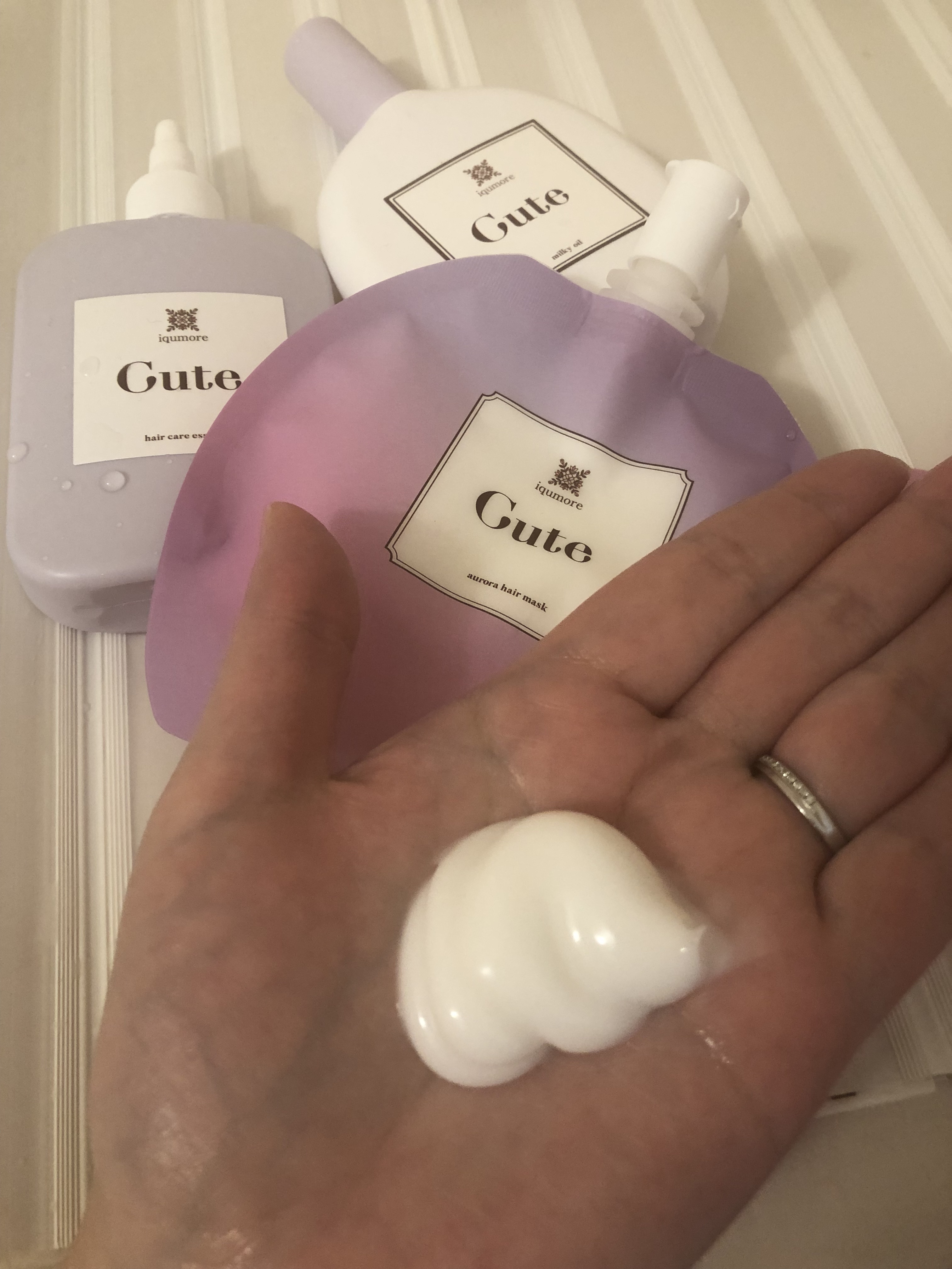 キュートヘアケアエッセンス/iqumore/頭皮ローションを使ったクチコミ（3枚目）
