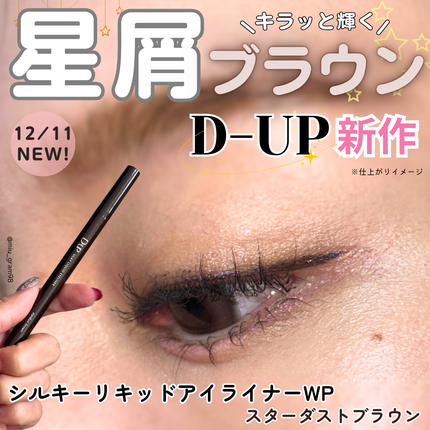 シルキーリキッドアイライナーWP/D-UP/リキッドアイライナーを使ったクチコミ(1枚目)