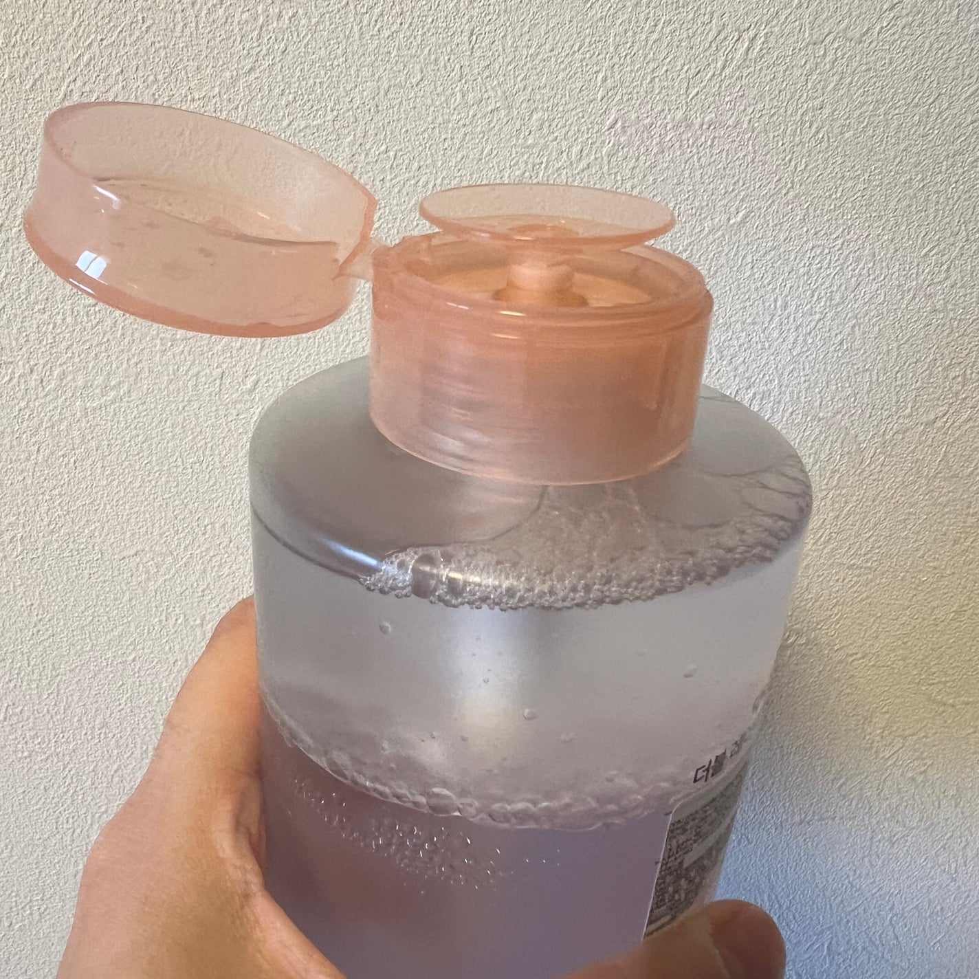 ダブルレイヤリングクレンジングウォーター/Dr.Bio/クレンジングウォーターを使ったクチコミ(3枚目)