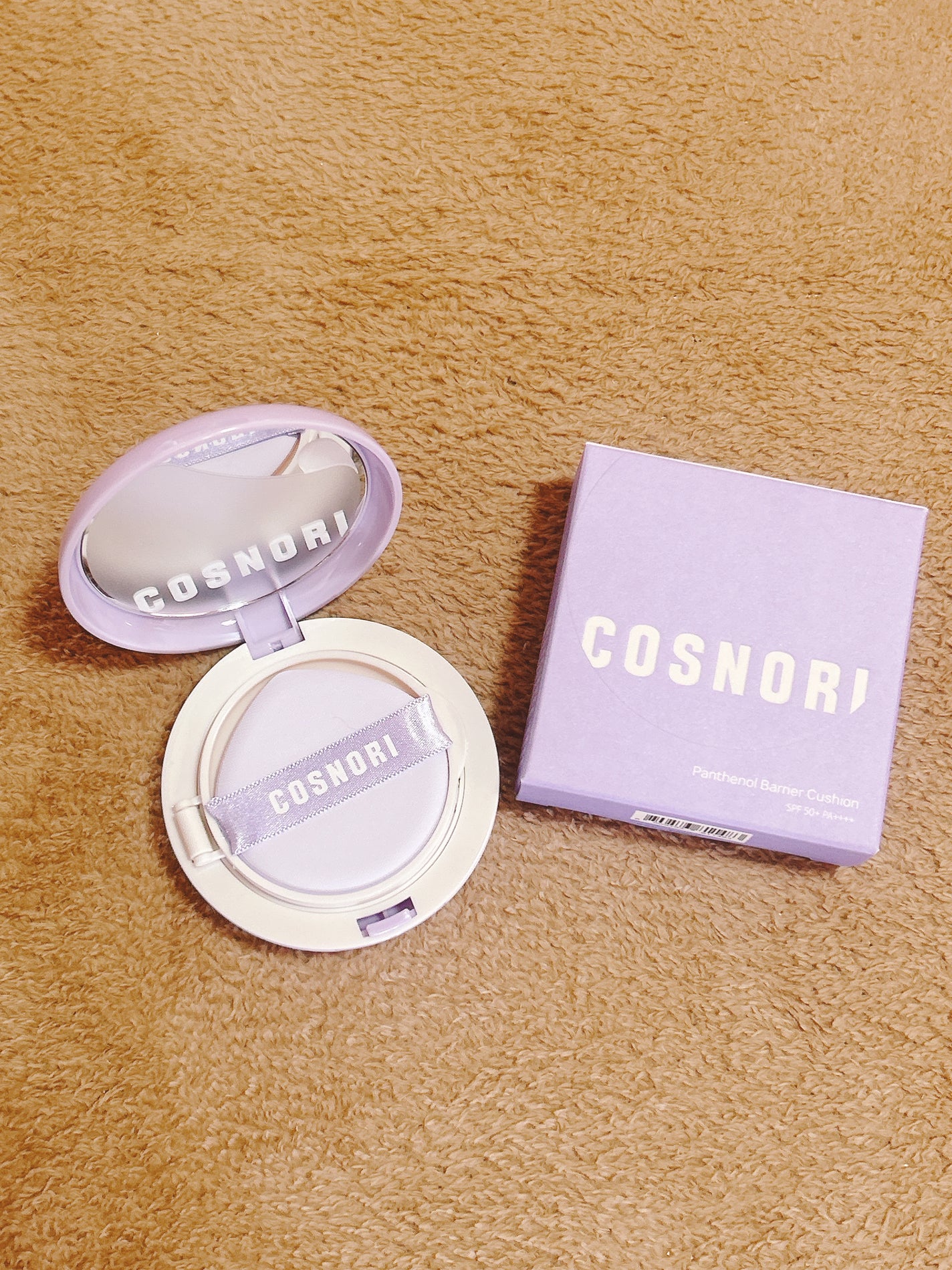 パンテノールバリアクッション/COSNORI/クッションファンデーションを使ったクチコミ(2枚目)