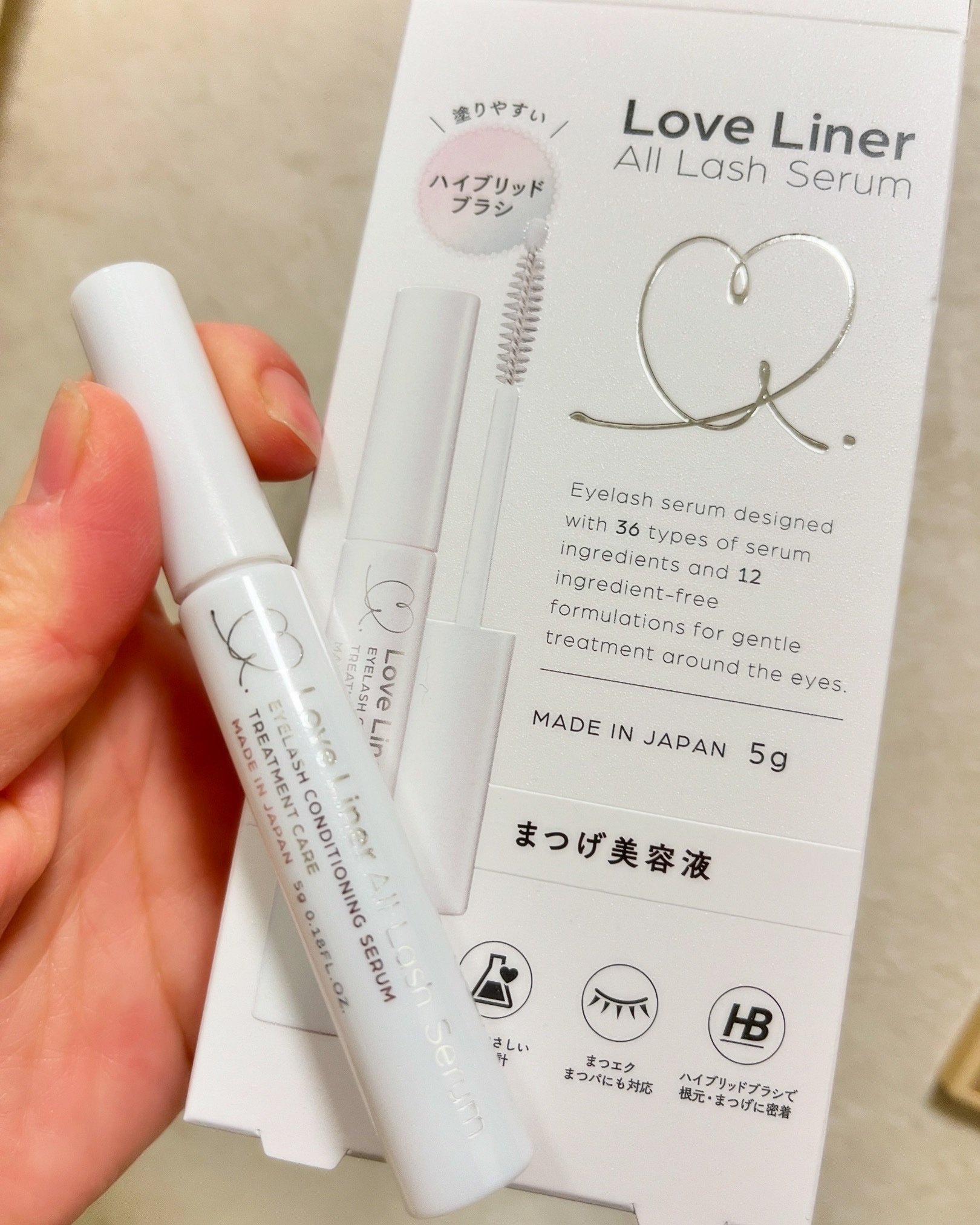 ラブ・ライナー オールラッシュ セラムR＜まつげ美容液＞/ラブ・ライナー/まつげ美容液を使ったクチコミ（1枚目）