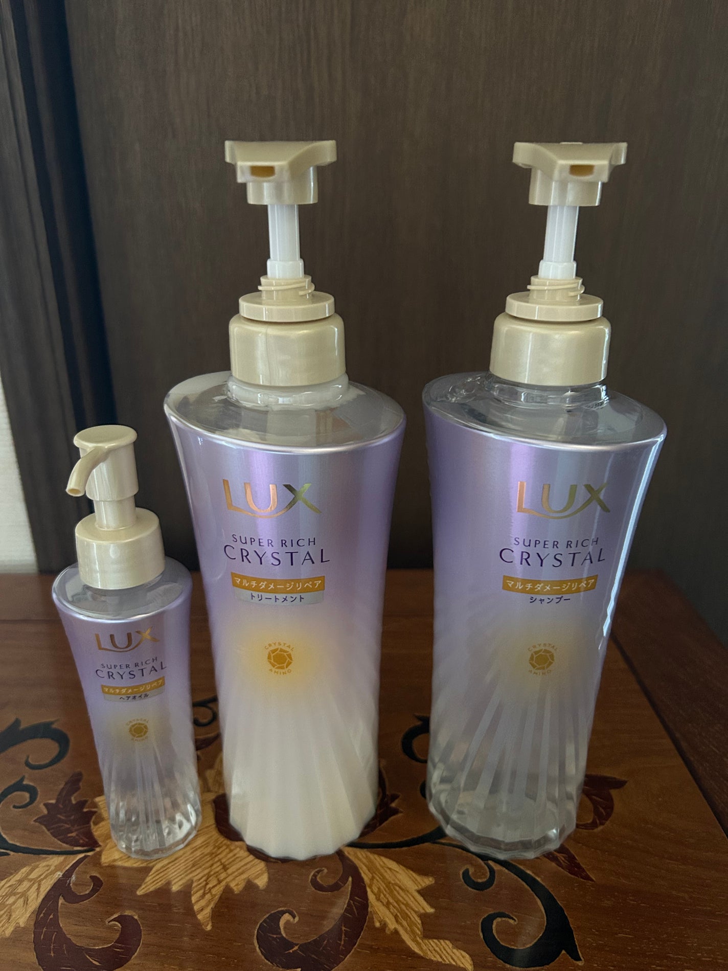 スーパーリッチクリスタル マルチダメージリペア シャンプー/トリートメント/LUX/市販シャンプーを使ったクチコミ(1枚目)