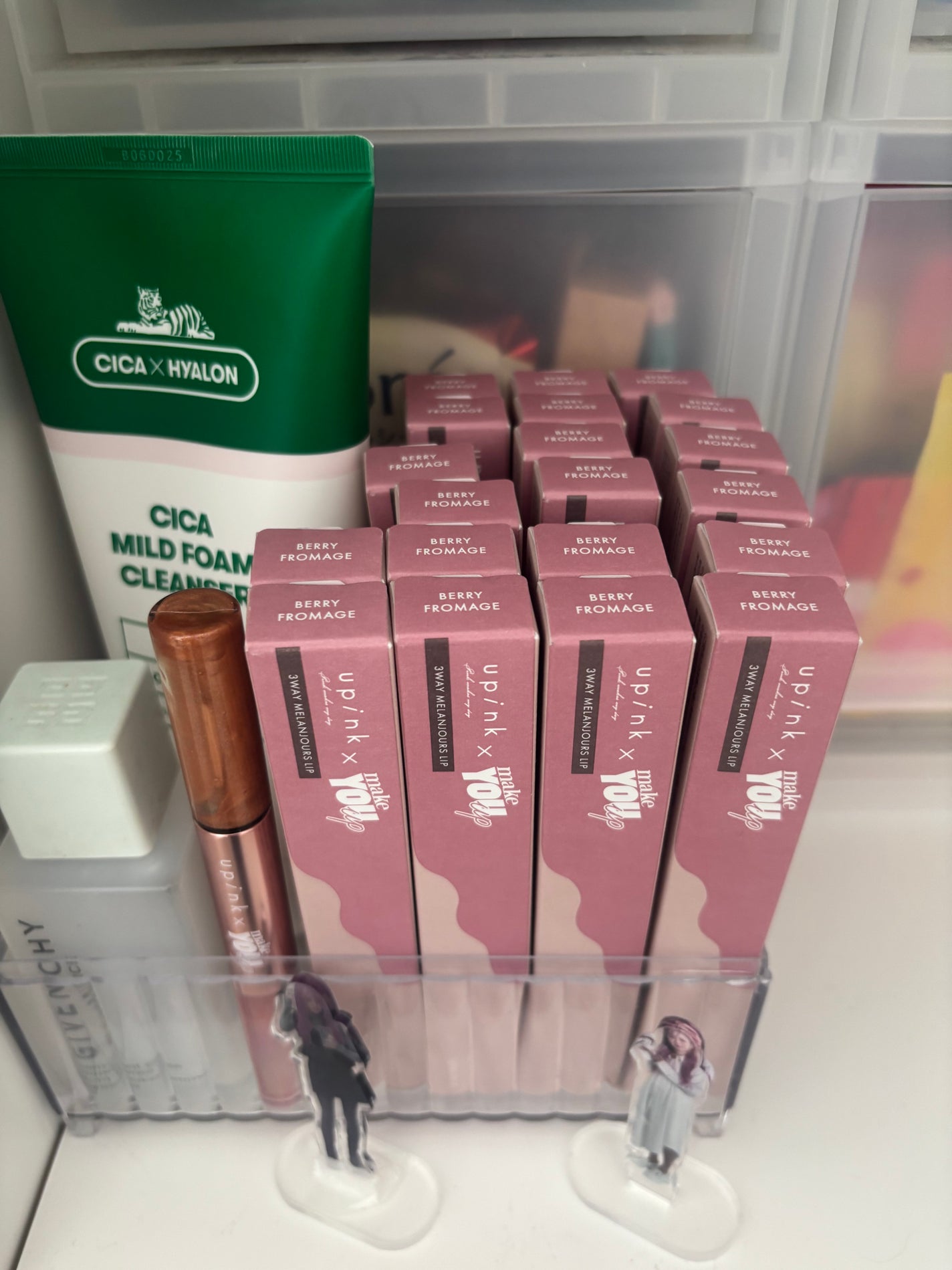 upink × make YOU up 3way メランジュールリップ/upink/口紅を使ったクチコミ(2枚目)