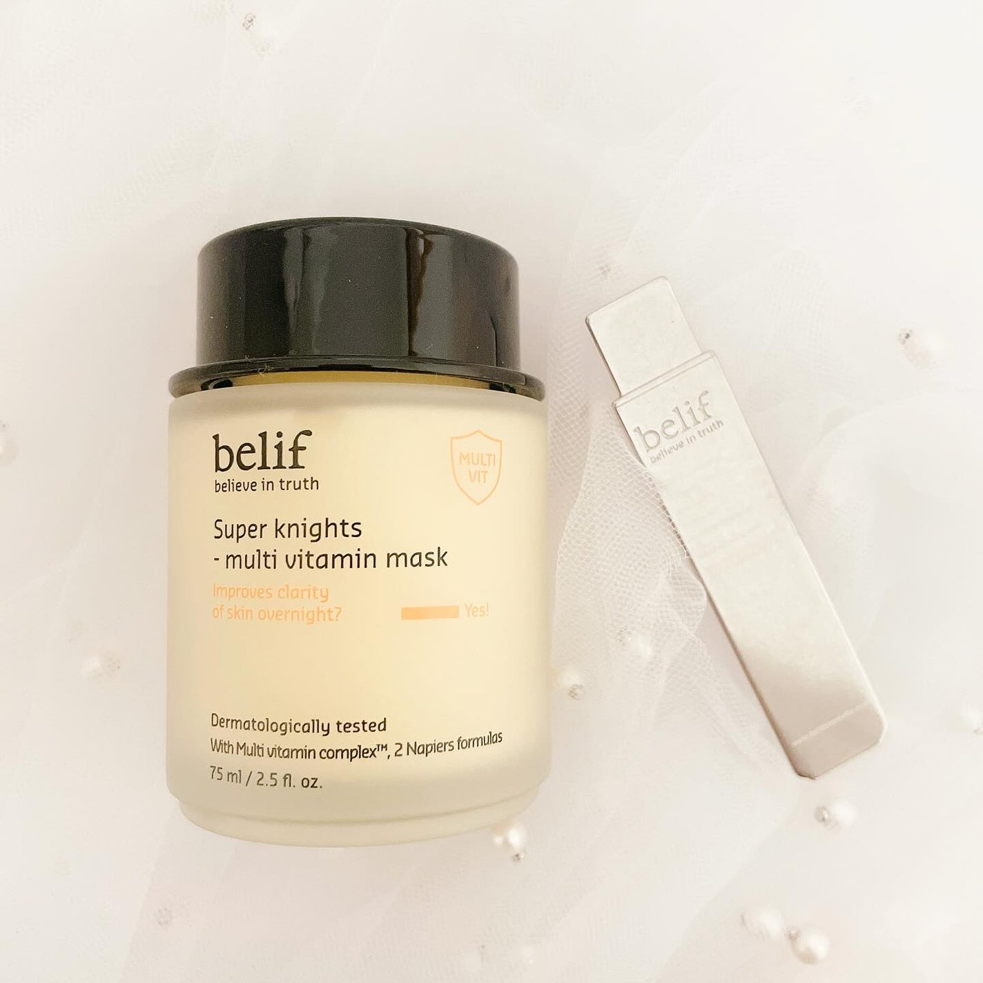 スーパーナイツ ビタミンマスク/belif/フェイスクリームを使ったクチコミ(2枚目)