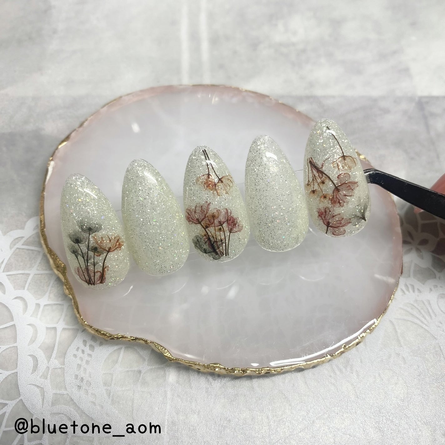 ネイルシール/SHEIN/ネイルシールを使ったクチコミ(6枚目)