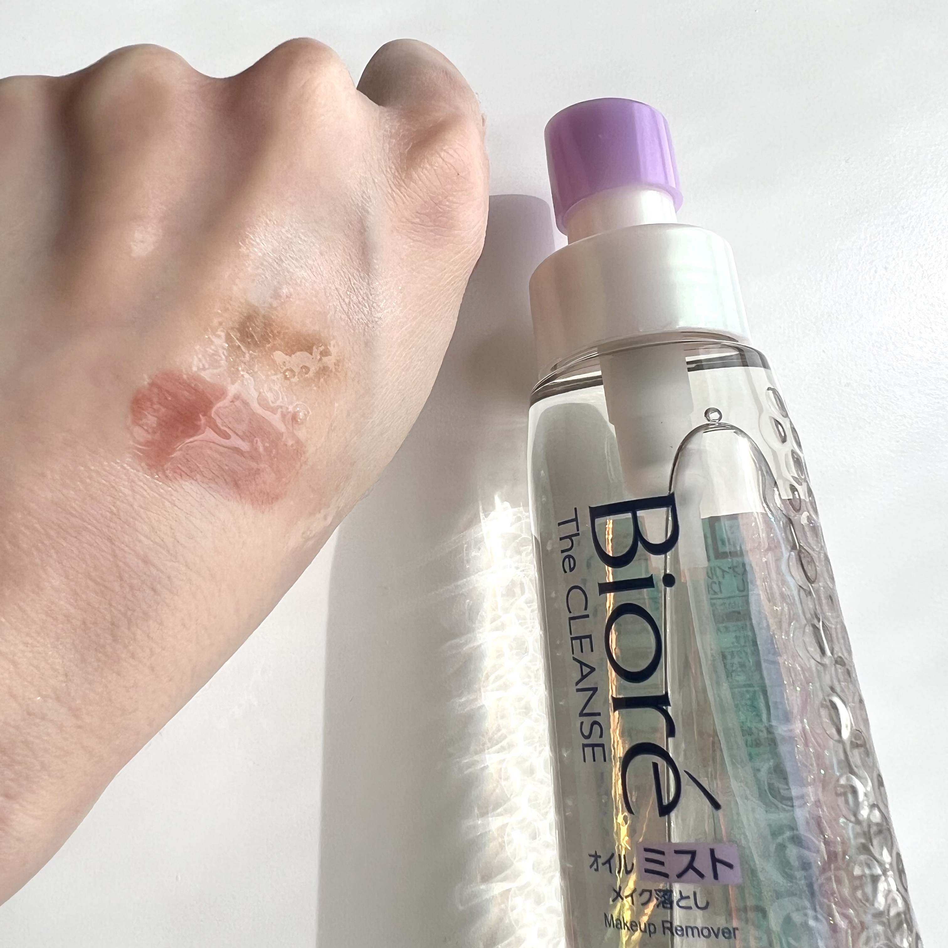 ザ クレンズ オイルミストメイク落とし/ビオレ/オイルクレンジングを使ったクチコミ（2枚目）