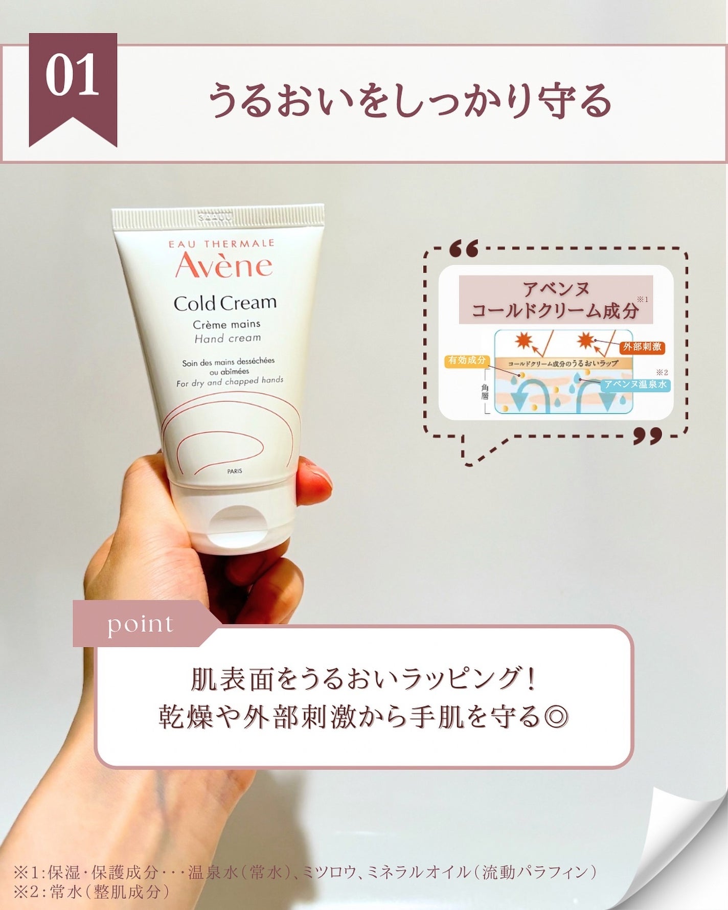 薬用ハンドクリーム/アベンヌ/ハンドクリームを使ったクチコミ(3枚目)