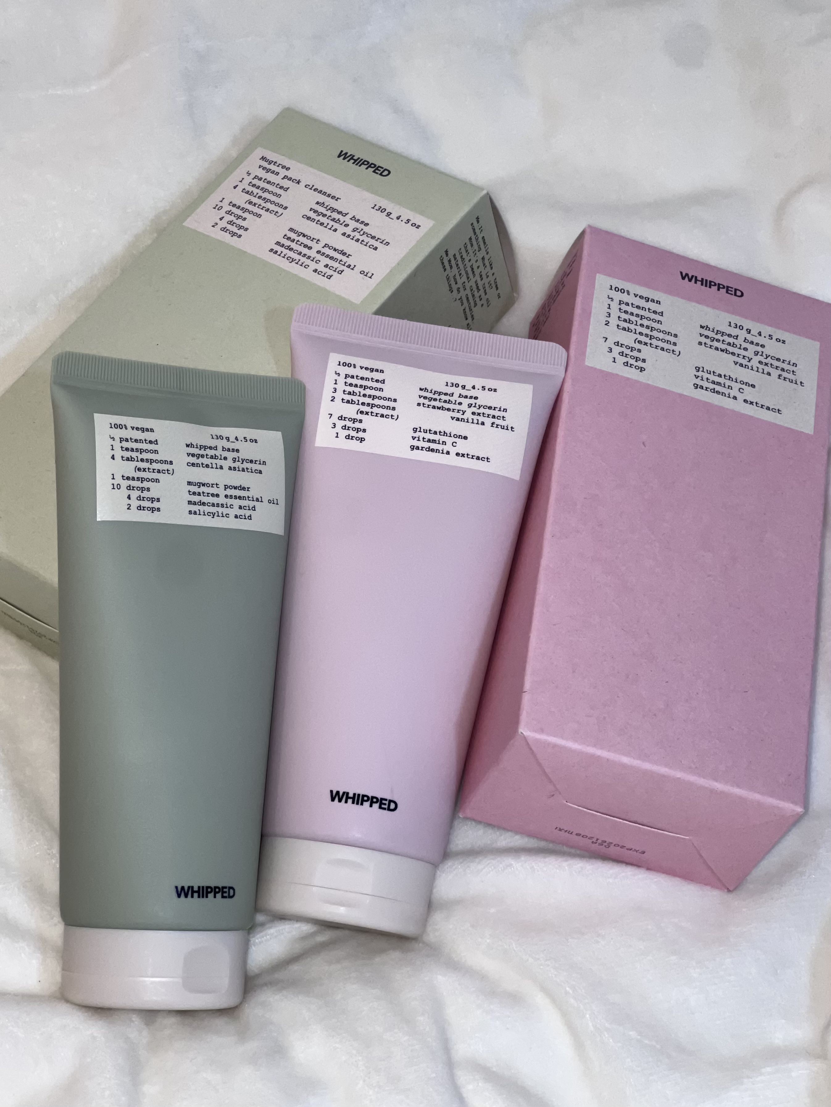 ヴィーガンパッククレンザーチューブ/WHIPPED/洗顔フォームを使ったクチコミ（2枚目）