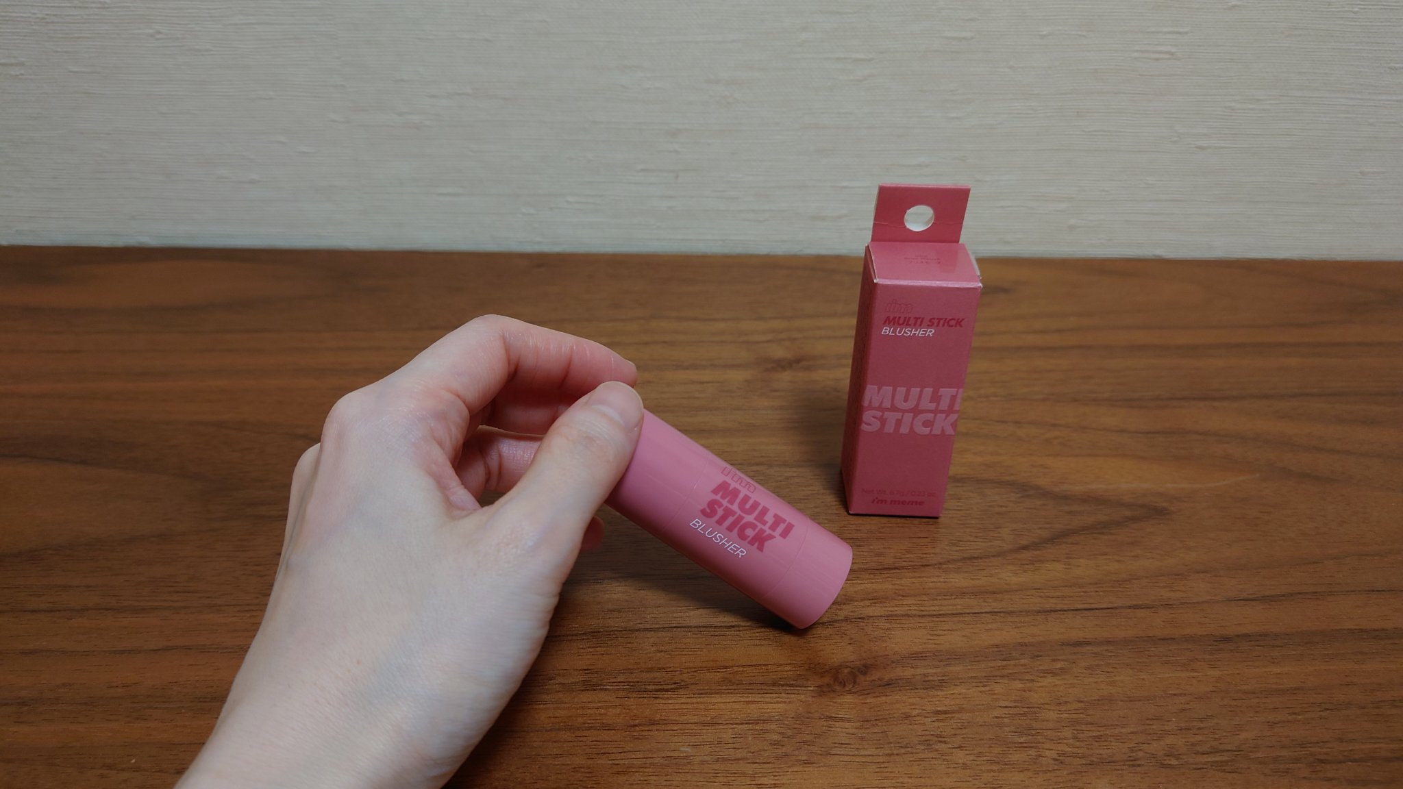 アイムマルチスティックブラッシャー/i’m meme/ジェル・クリームチークを使ったクチコミ（1枚目）