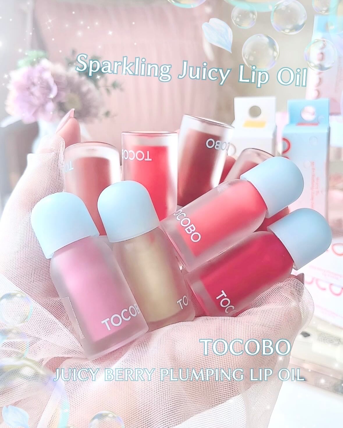 ジューシーベリープランピングリップオイル/TOCOBO/リップグロスを使ったクチコミ（1枚目）