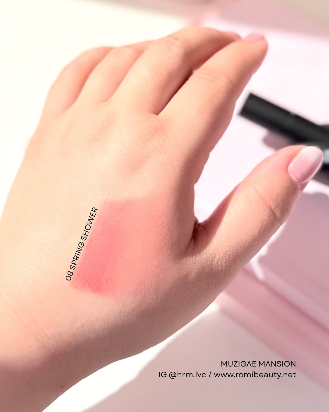タイアップカバーティント/MUZIGAE MANSION/リップティントを使ったクチコミ(3枚目)