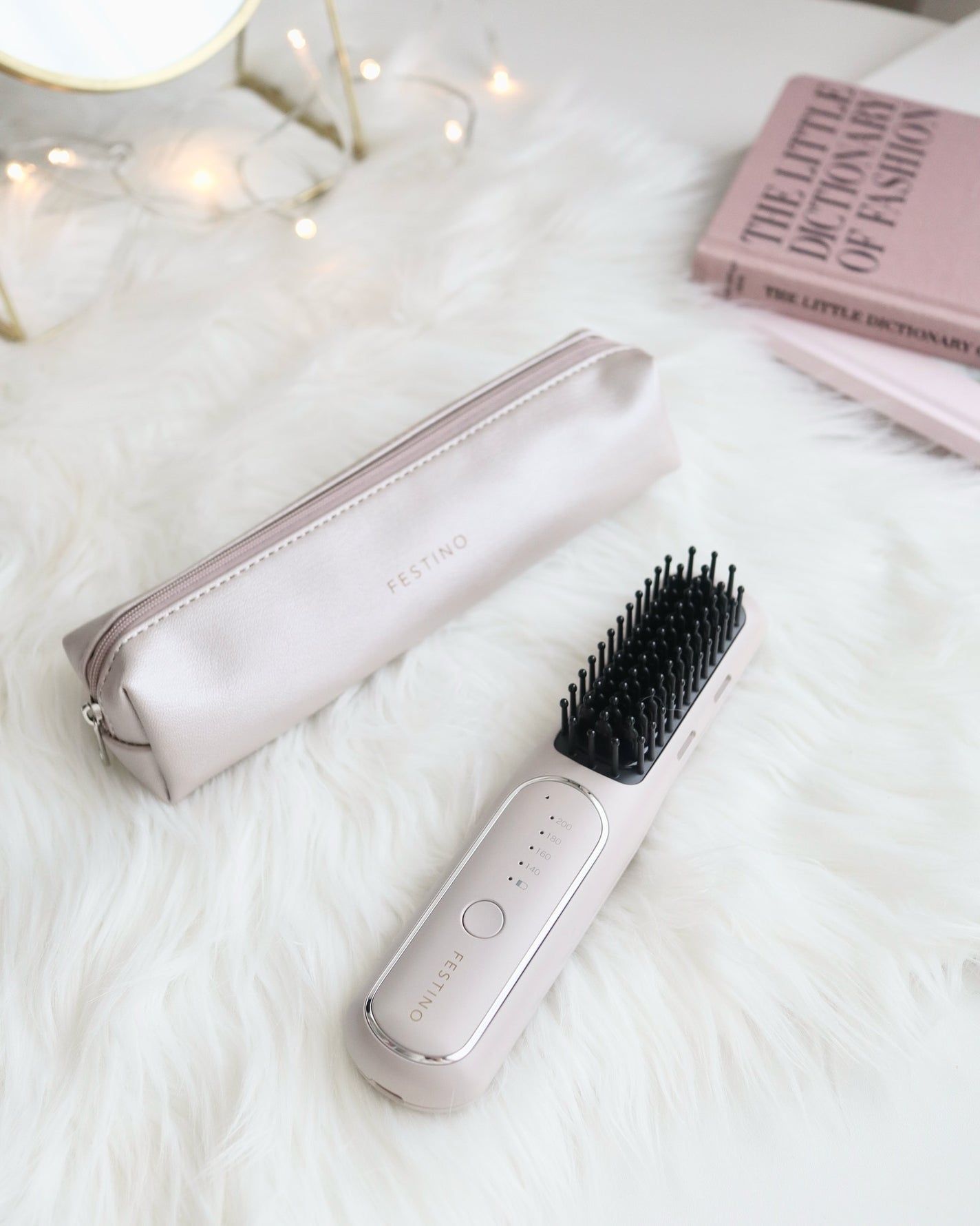 充電式 スタイリング ヒーターブラシ/FESTINO/ヒートブラシを使ったクチコミ(7枚目)