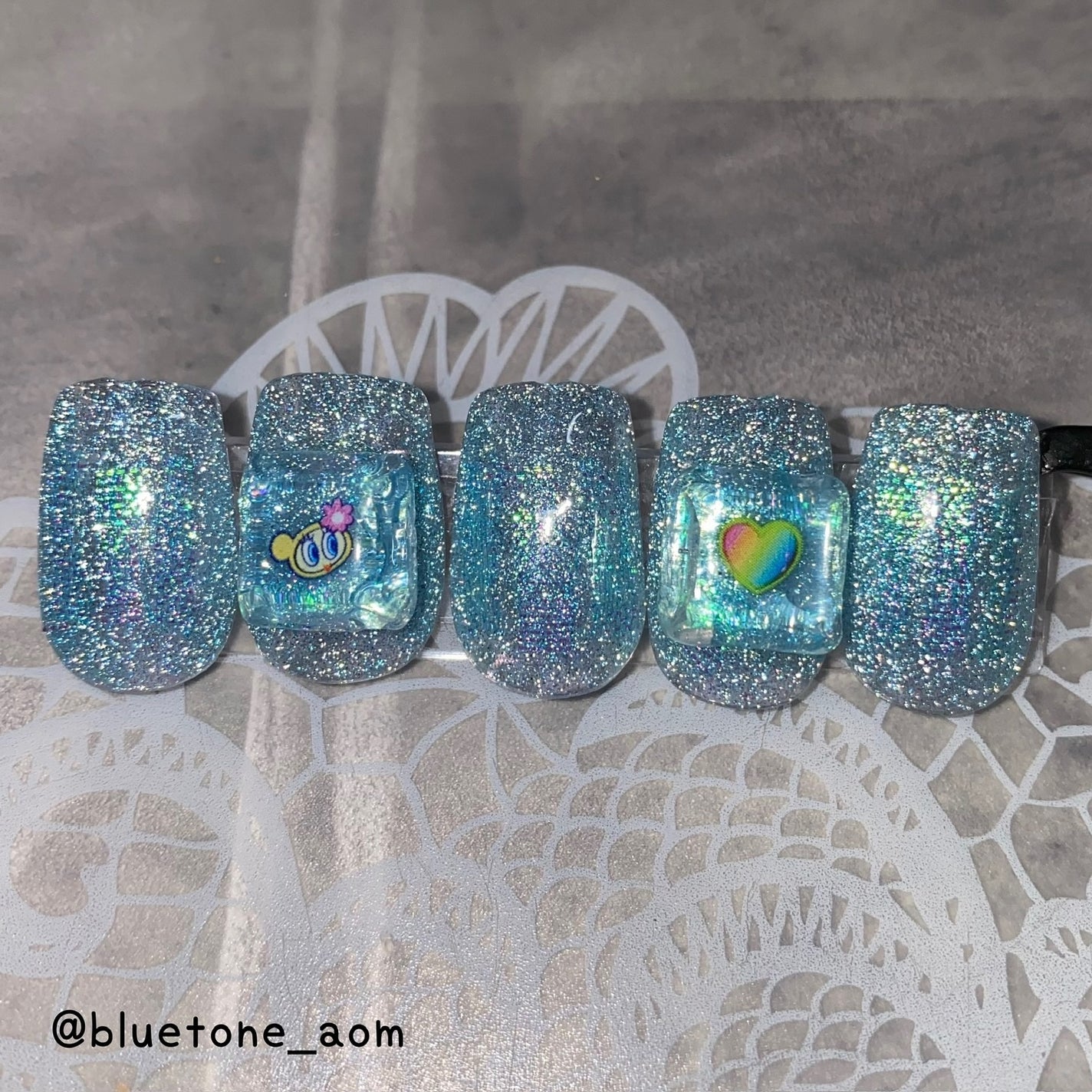 フラッシュパウダー/WSPT JAPAN/ネイル用品を使ったクチコミ(8枚目)