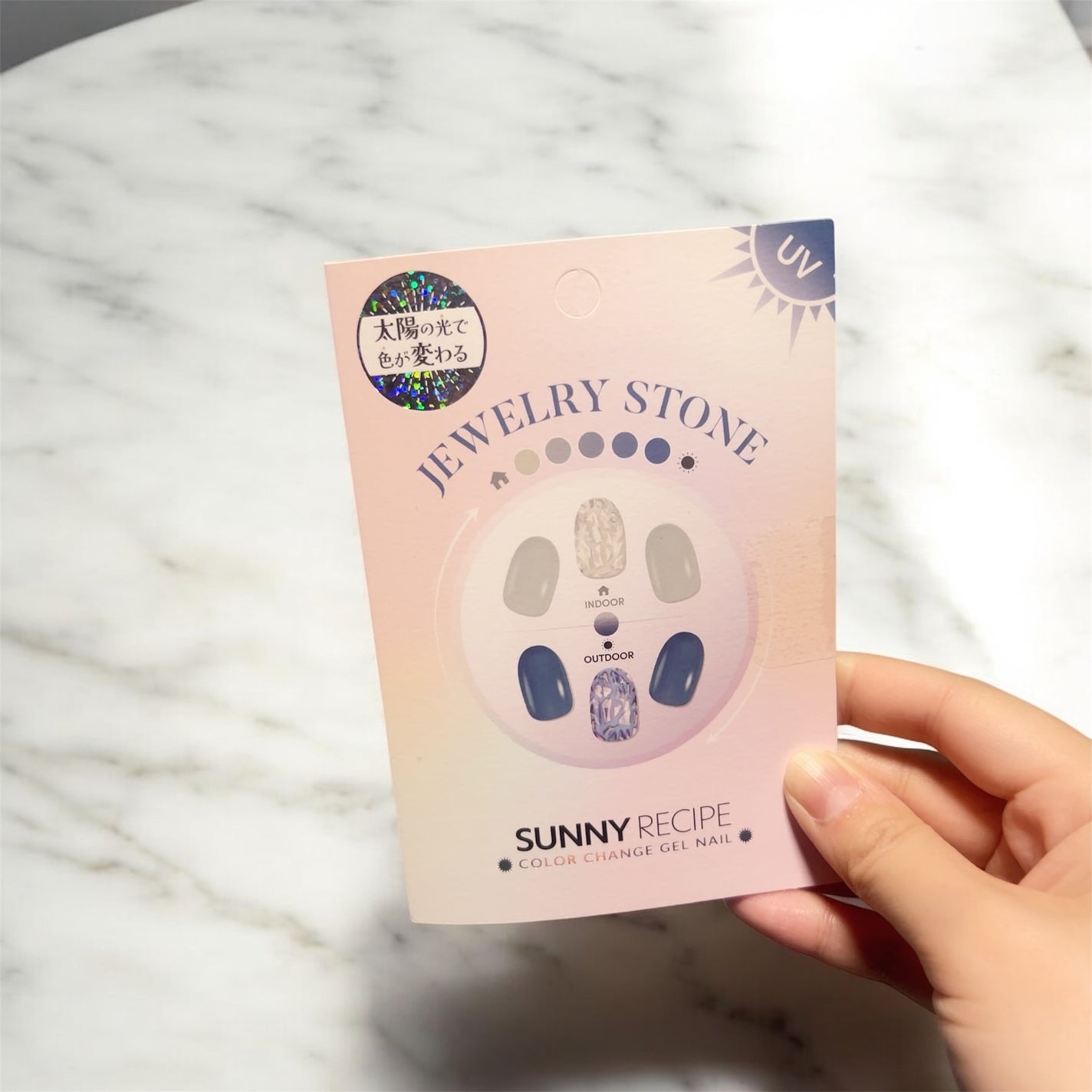 SUNNY RECIPE COLOR CHANGE GEL NAIL/SUNNY RECIPE/ネイルシールを使ったクチコミ(1枚目)