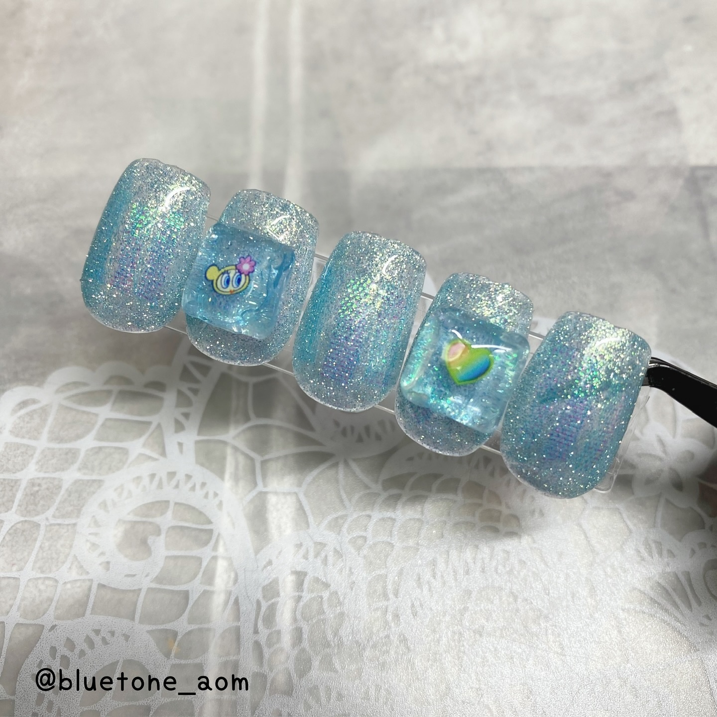 フラッシュパウダー/WSPT JAPAN/ネイル用品を使ったクチコミ（3枚目）