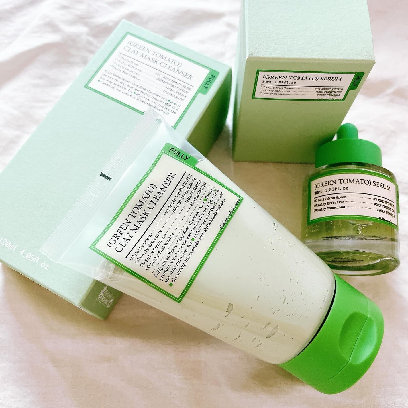グリーントマトクレイマスククレンザー/FULLY/洗い流すパック・マスクを使ったクチコミ(1枚目)