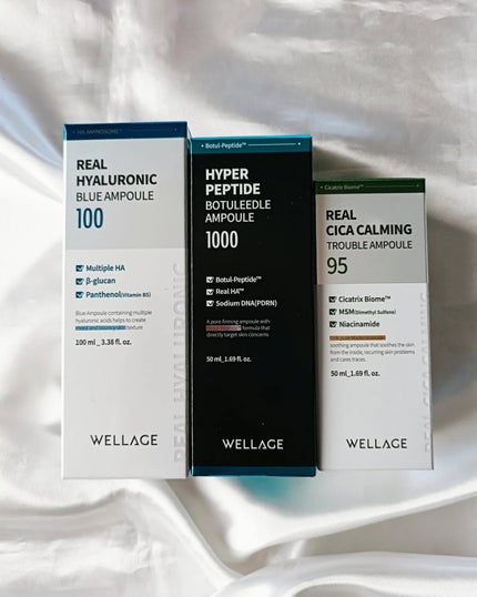 リアルヒアルロニックブルーアンプル 100/Wellage/美容液を使ったクチコミ(2枚目)