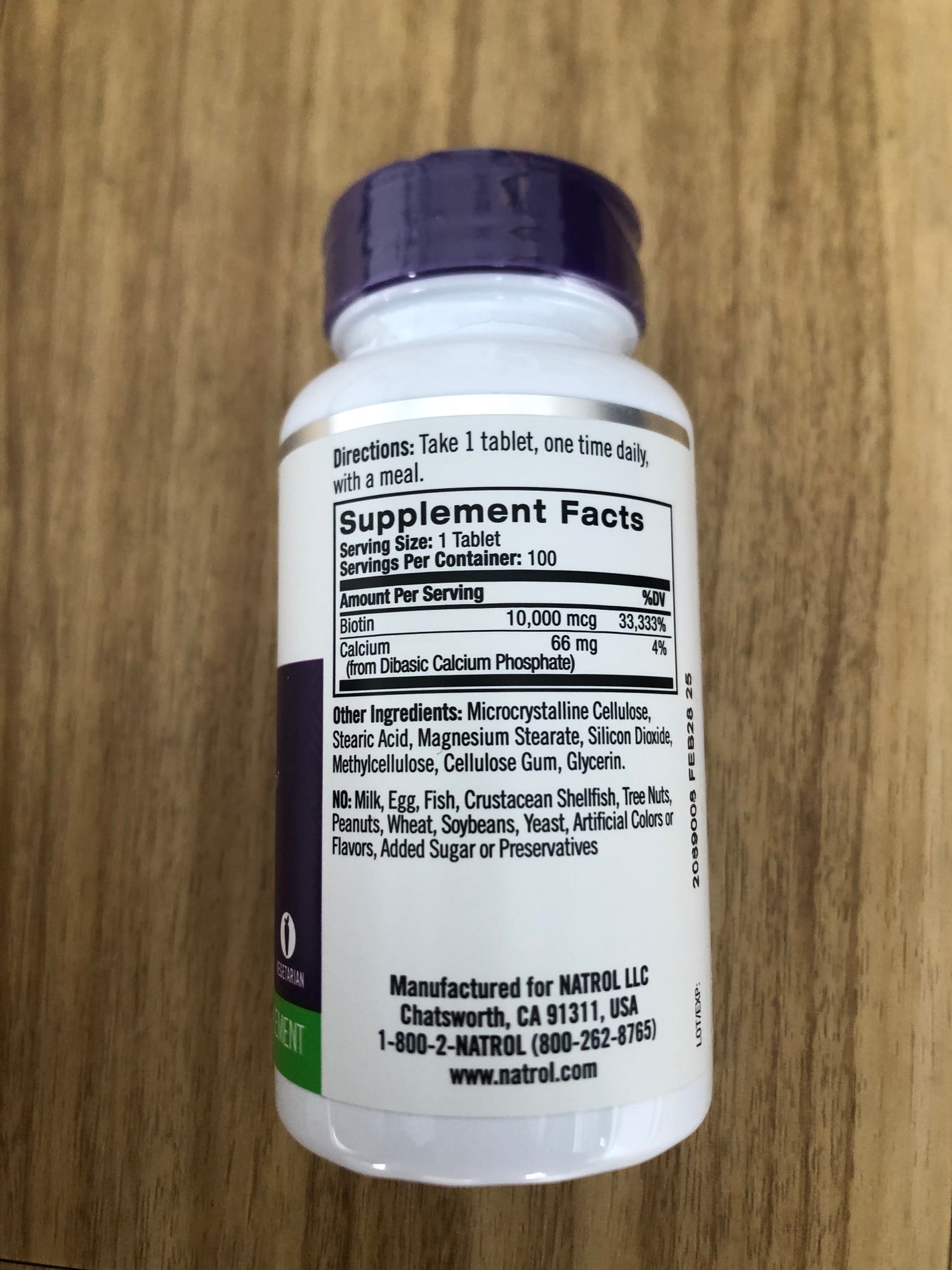 ビオチン/Now Foods/健康サプリメントを使ったクチコミ(2枚目)