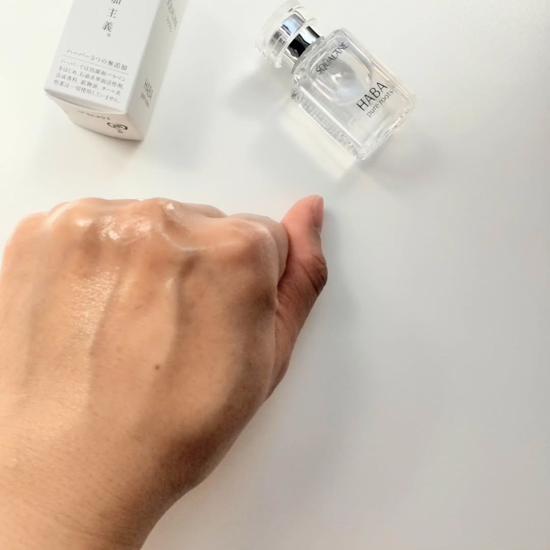 高品位「スクワラン」/HABA/フェイスオイルを使ったクチコミ（3枚目）