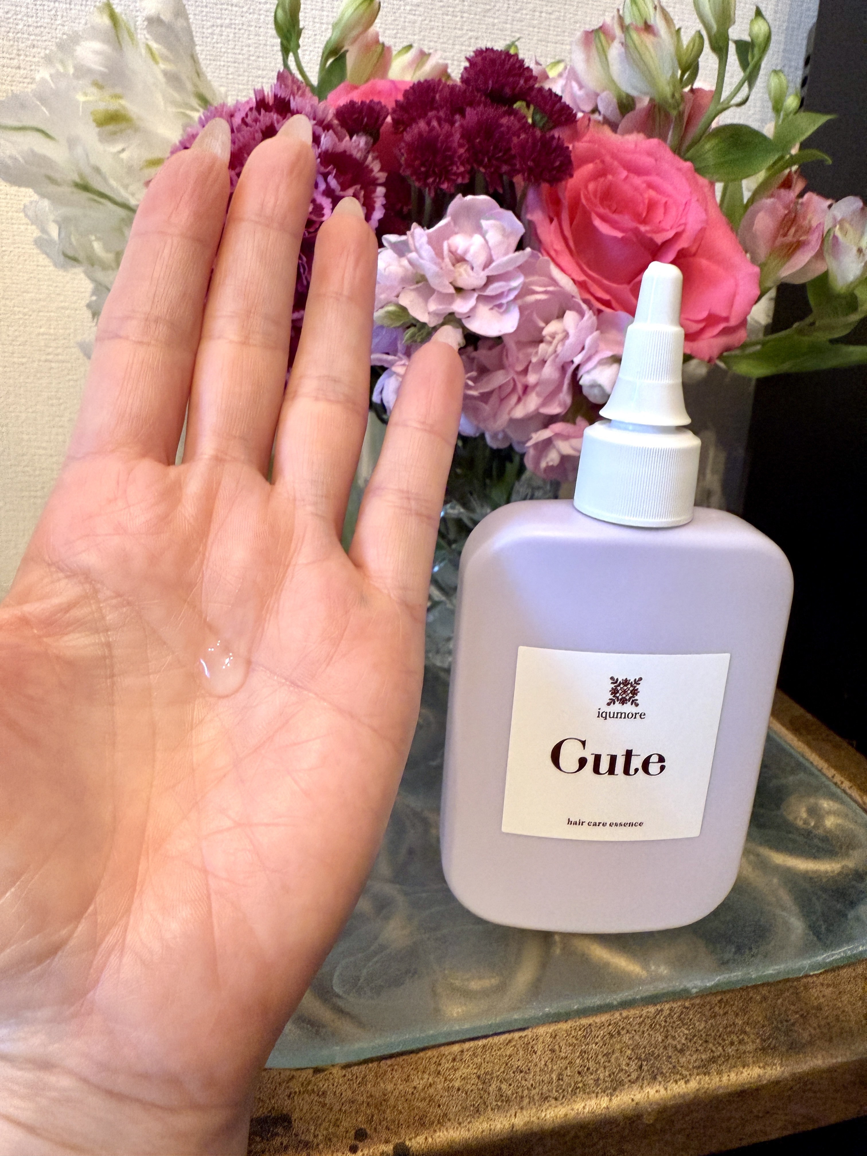 キュートヘアケアエッセンス/iqumore/頭皮ローションを使ったクチコミ（1枚目）