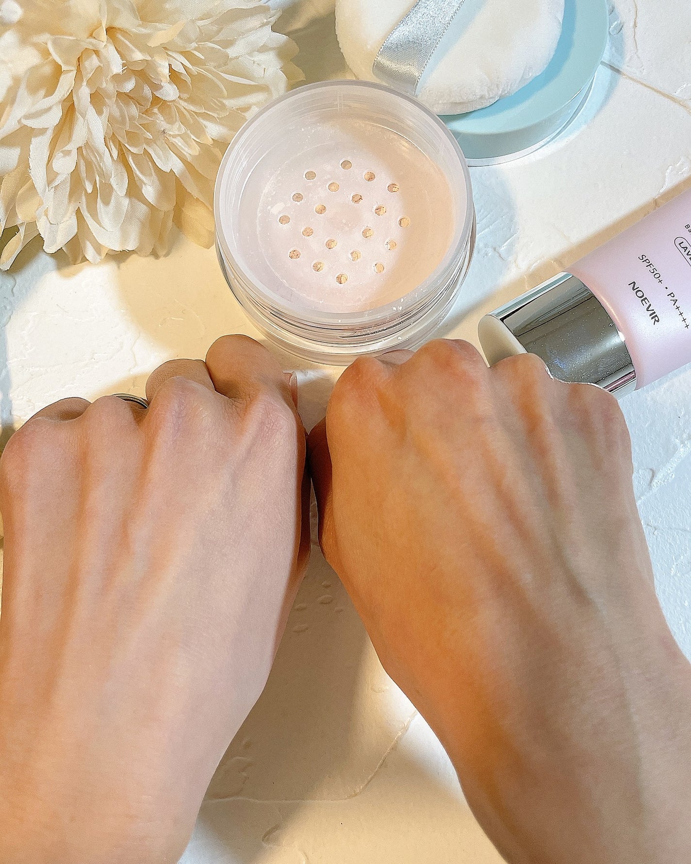 ノエビア レイセラ トーンアップ UVベース ラベンダーピンク/ノエビア/日焼け止め・UVケアを使ったクチコミ(7枚目)