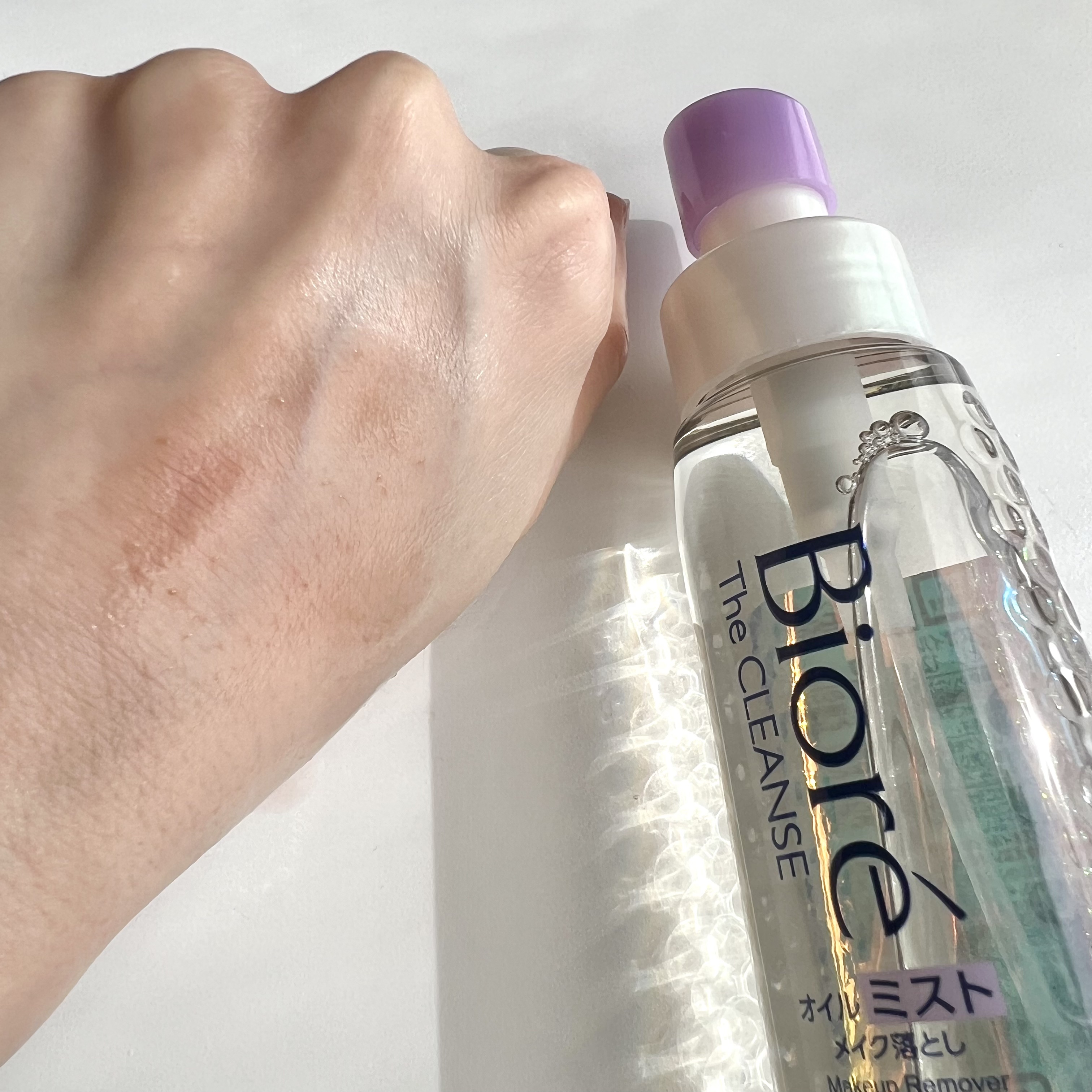 ザ クレンズ オイルミストメイク落とし/ビオレ/オイルクレンジングを使ったクチコミ（3枚目）