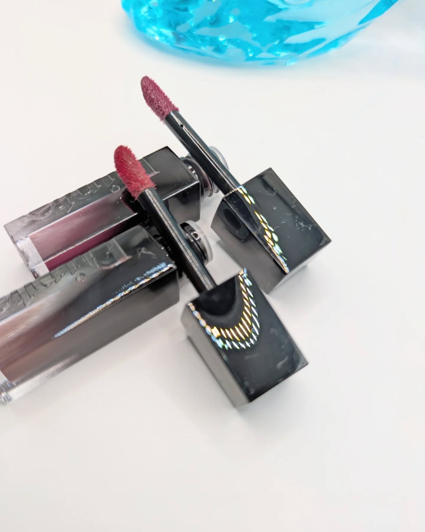 [バレンタインリミテッド]ブラーグローイミニリップティントデュオ/Dinto/リップティントを使ったクチコミ（3枚目）