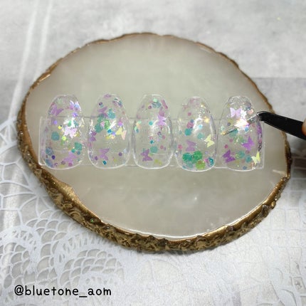 ⋆͛🦖⋆͛aomi on LIPS 「AuroraButterfly🦋✧*。#nail#selfna..」(5枚目)