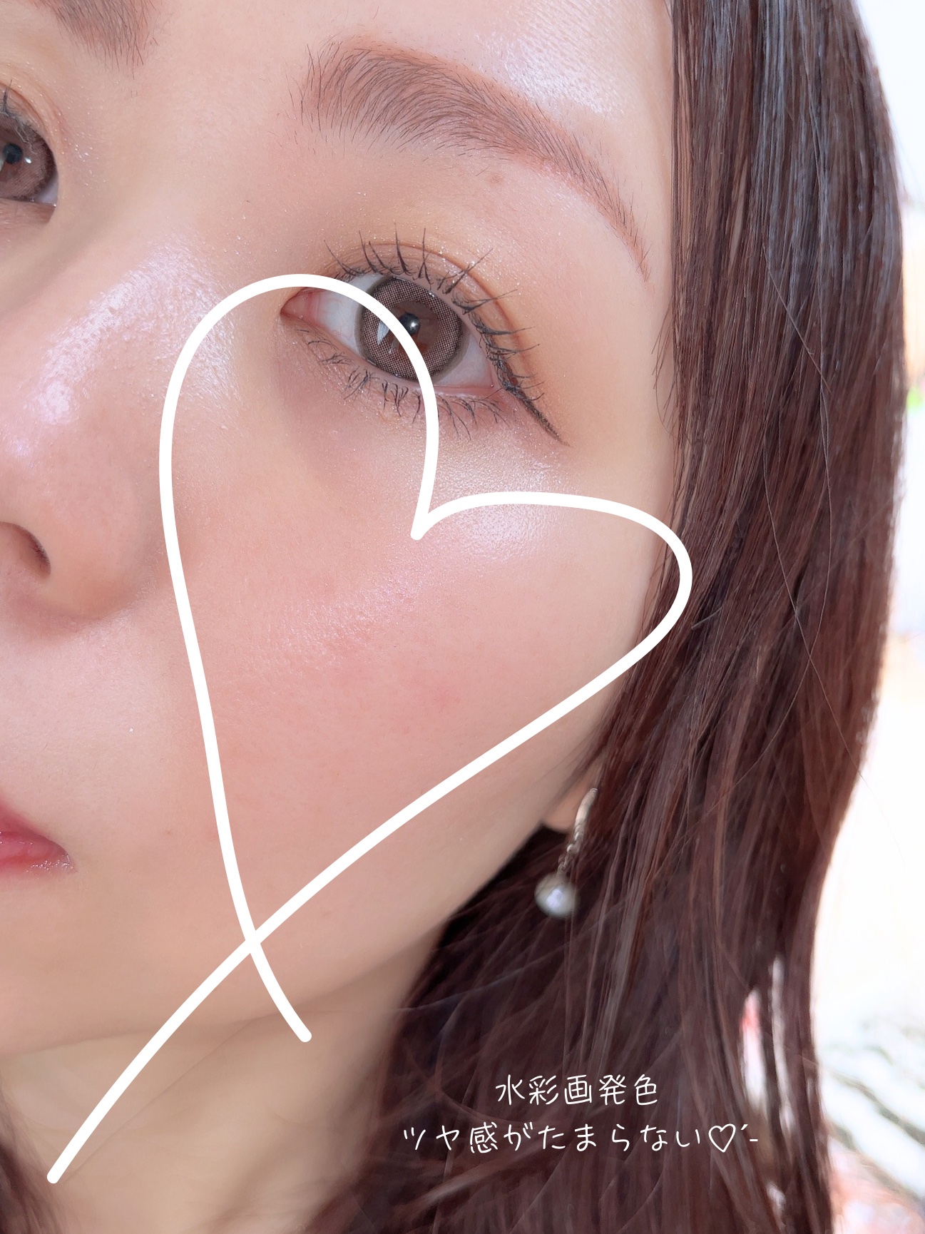 ペタルドロップリキッドブラッシャー/DEAR DAHLIA/リキッドチークを使ったクチコミ（3枚目）