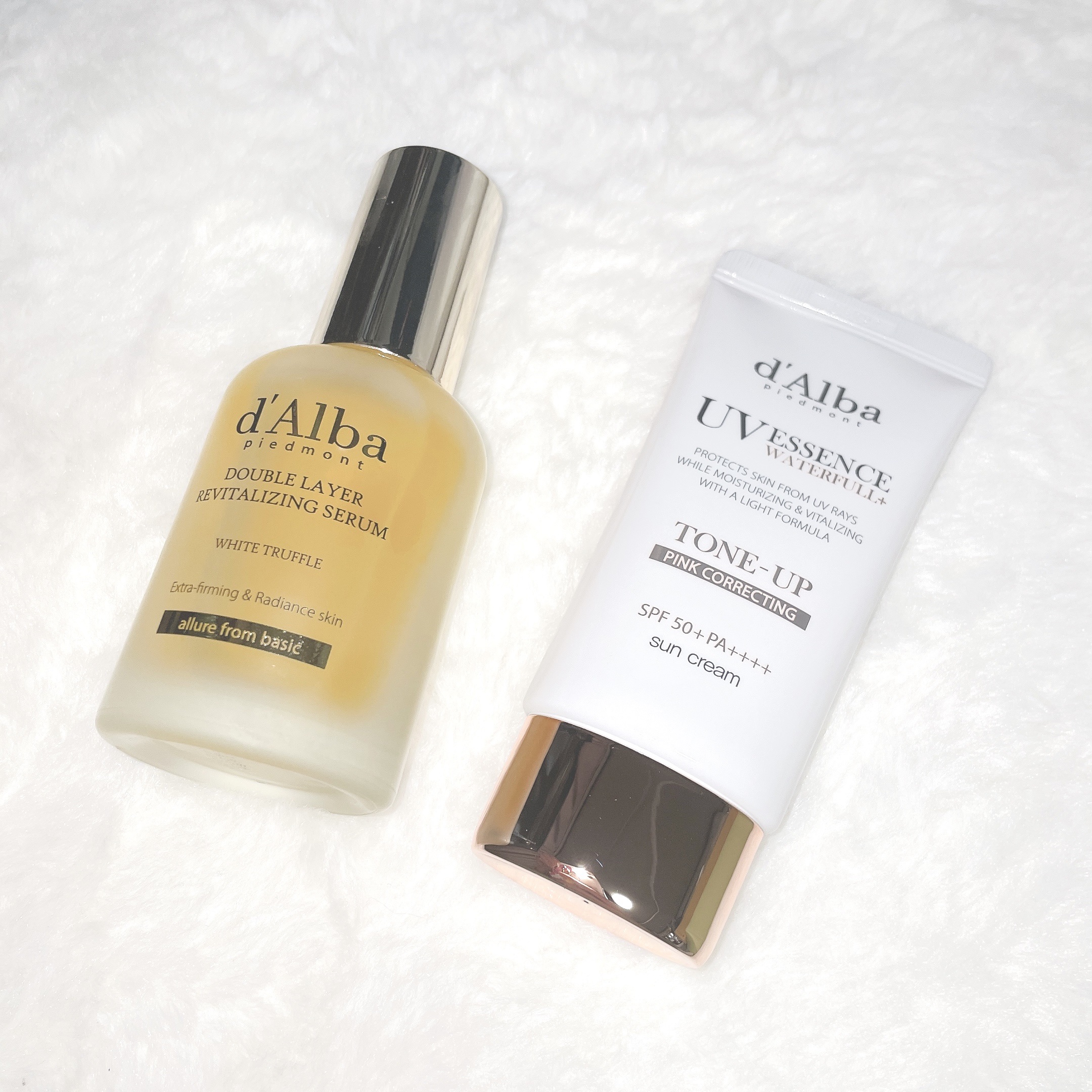 ホワイトトリュフダブルレイヤーリバイタライジングセラム/ダルバ/美容液を使ったクチコミ（1枚目）