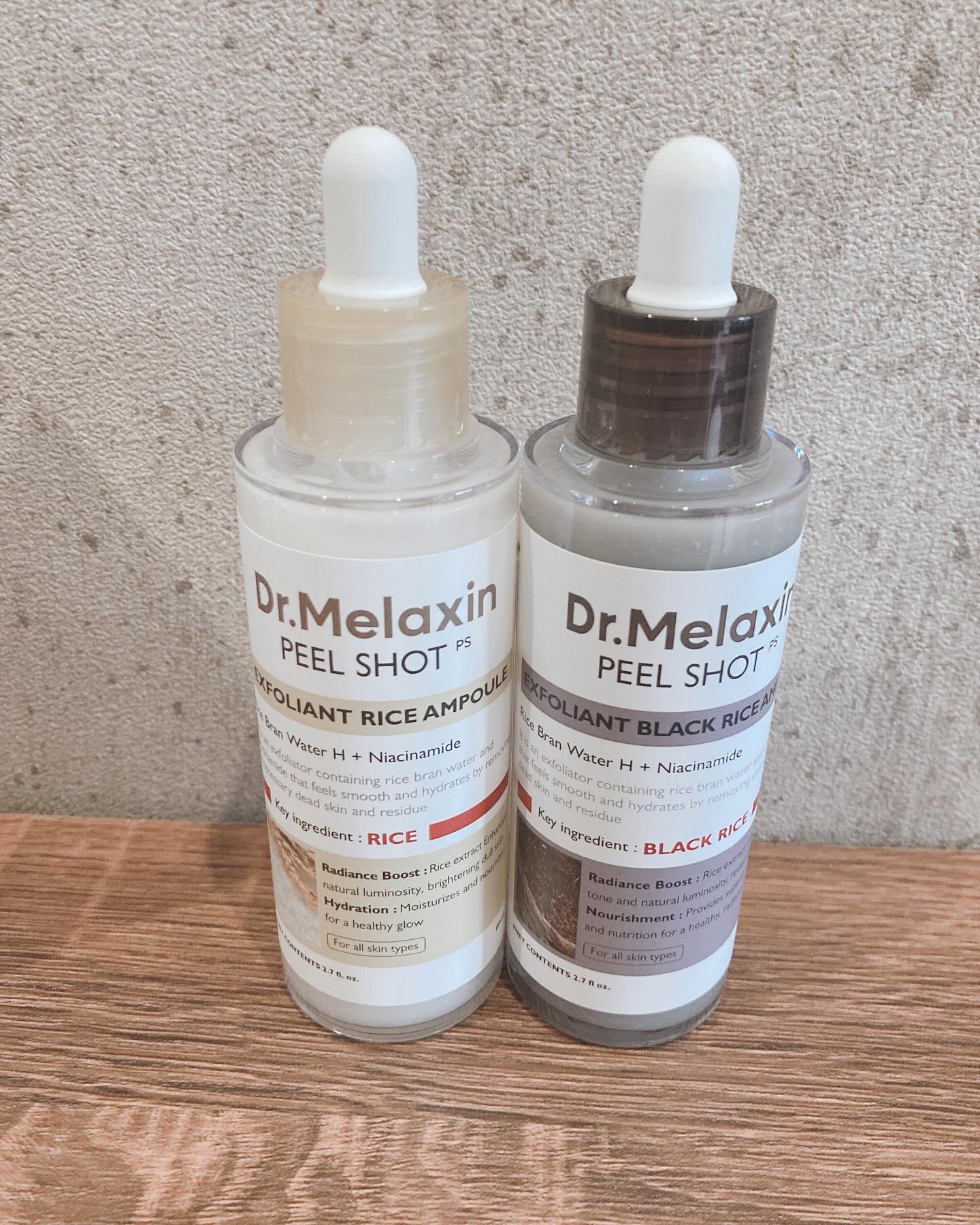 白米ピールショットゴマージュアンプル/Dr.Melaxin/美容液を使ったクチコミ（2枚目）