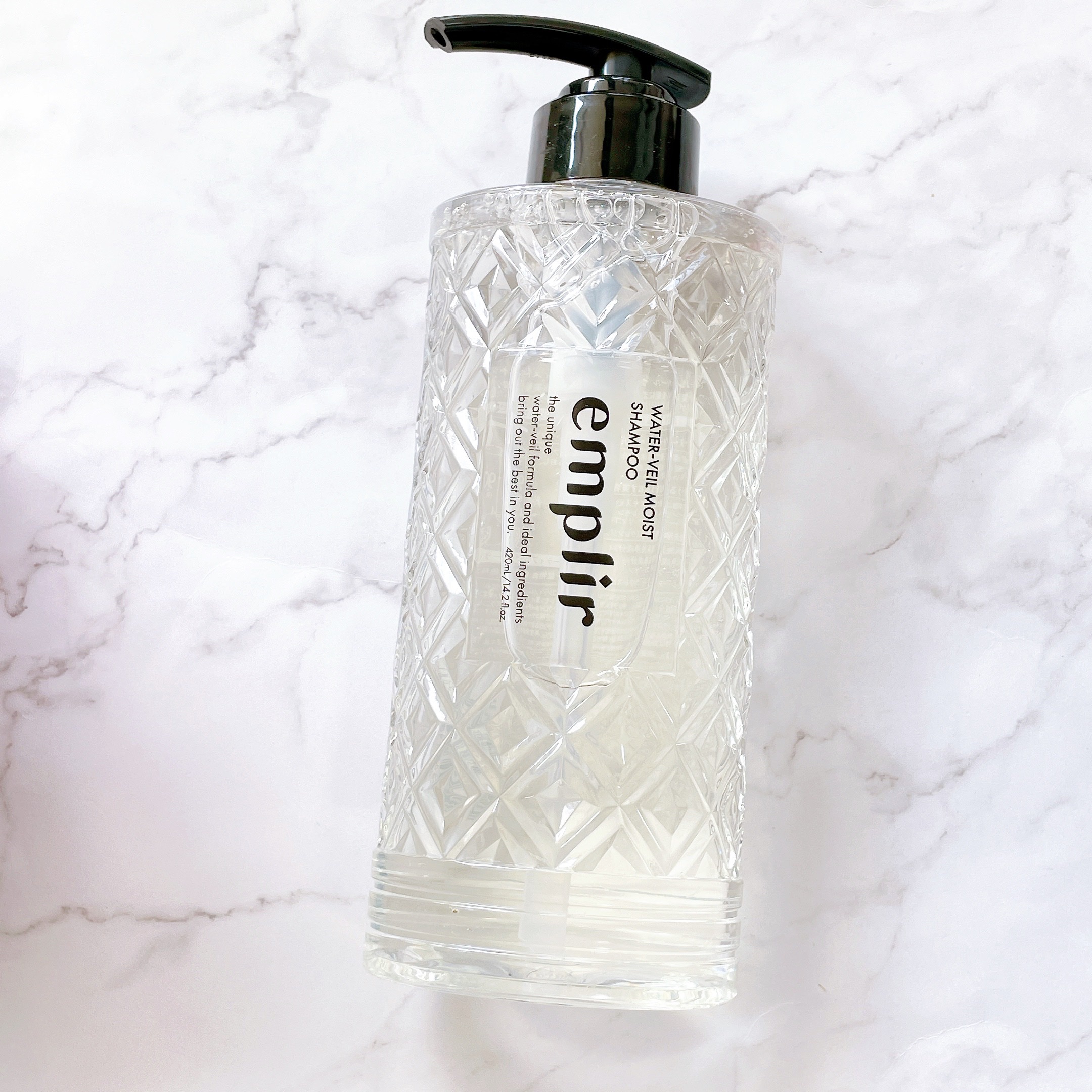 ウォーターベール　モイストシャンプー／トリートメント/emplir/市販シャンプーを使ったクチコミ（3枚目）