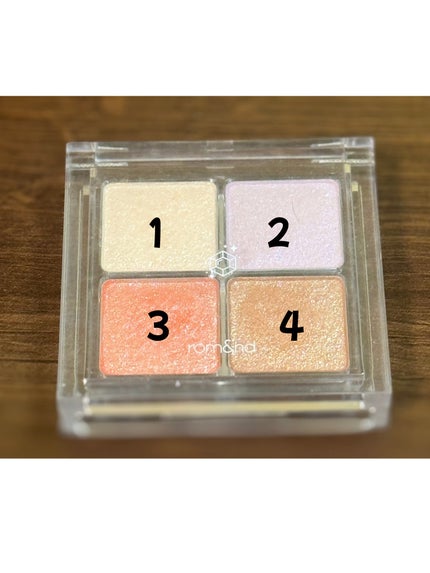 ベターザンアイズ/rom&nd/アイシャドウパレットを使ったクチコミ(2枚目)