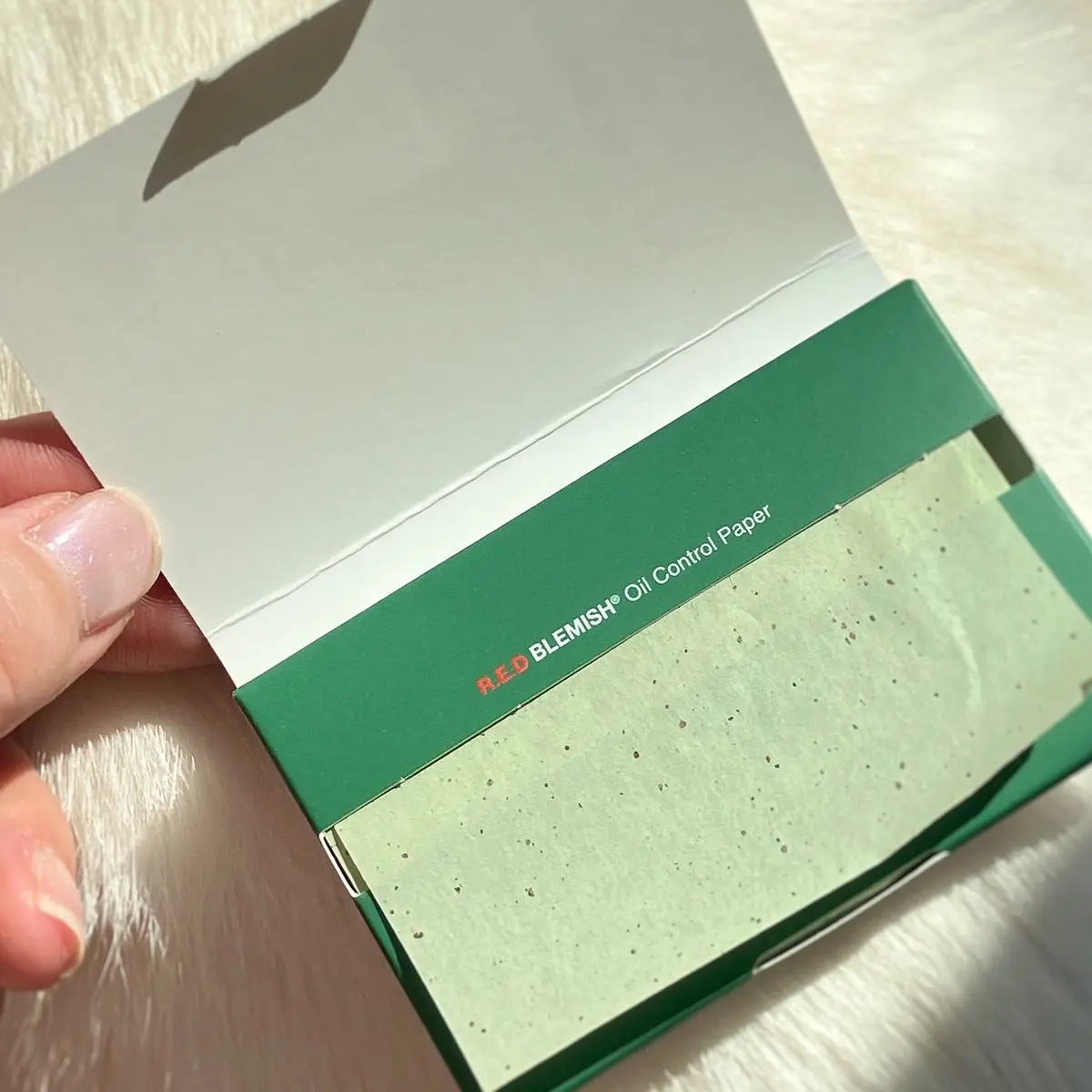 ドクタージー オイルコントロールペーパー/Dr.G/あぶらとり紙を使ったクチコミ（2枚目）