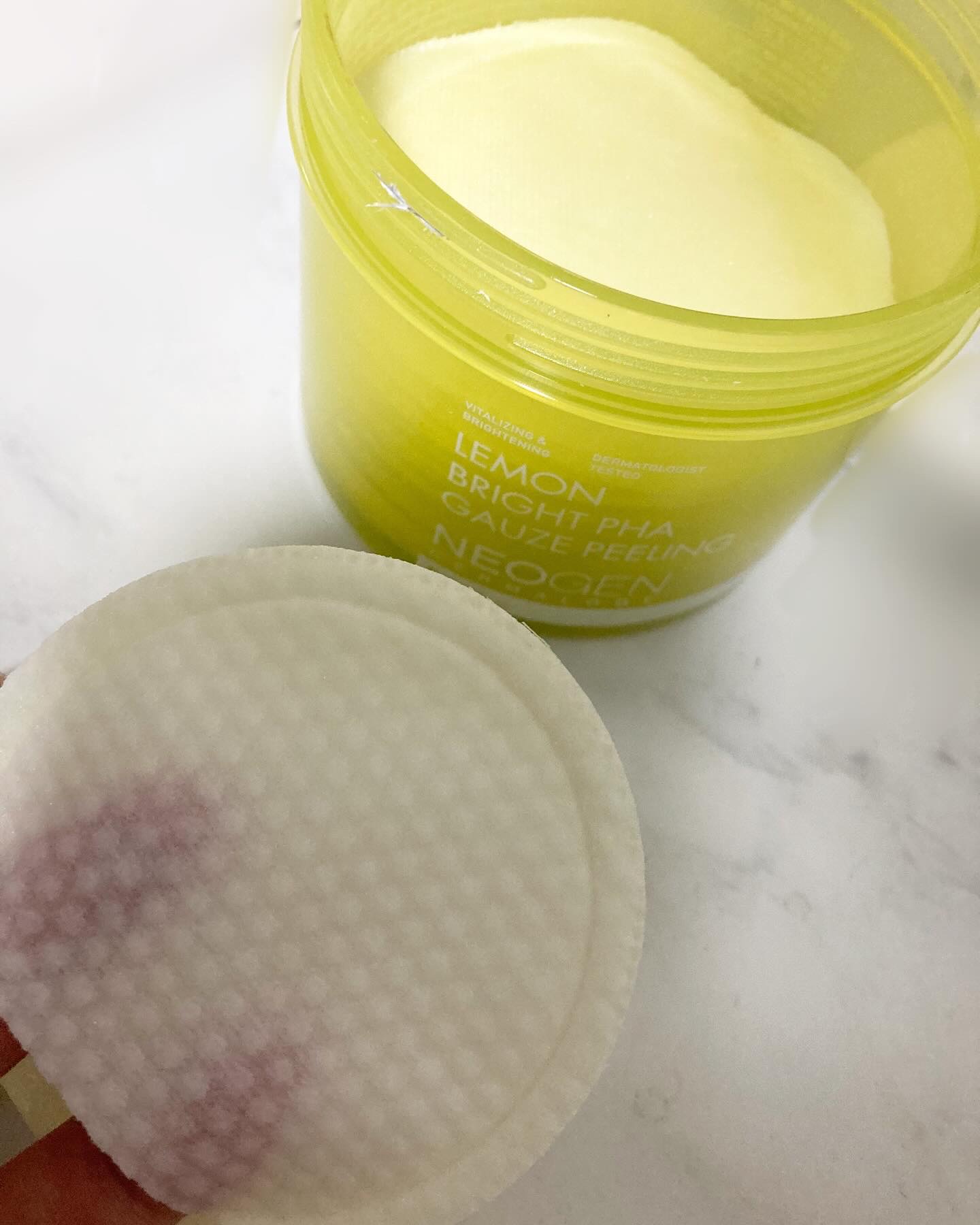レモンブライトPHAガーゼピーリングパッド/NEOGEN/トナーパッドを使ったクチコミ（2枚目）
