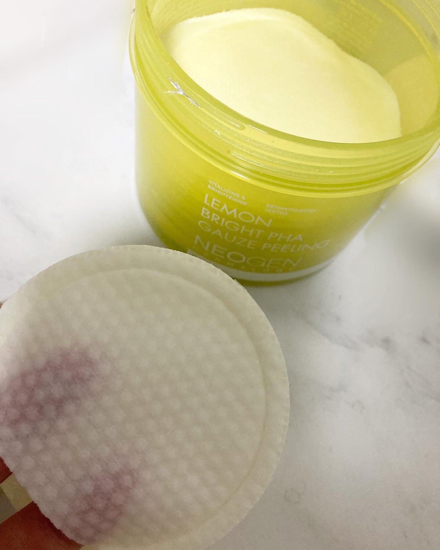 レモンブライトPHAガーゼピーリングパッド/NEOGEN/トナーパッドを使ったクチコミ(2枚目)