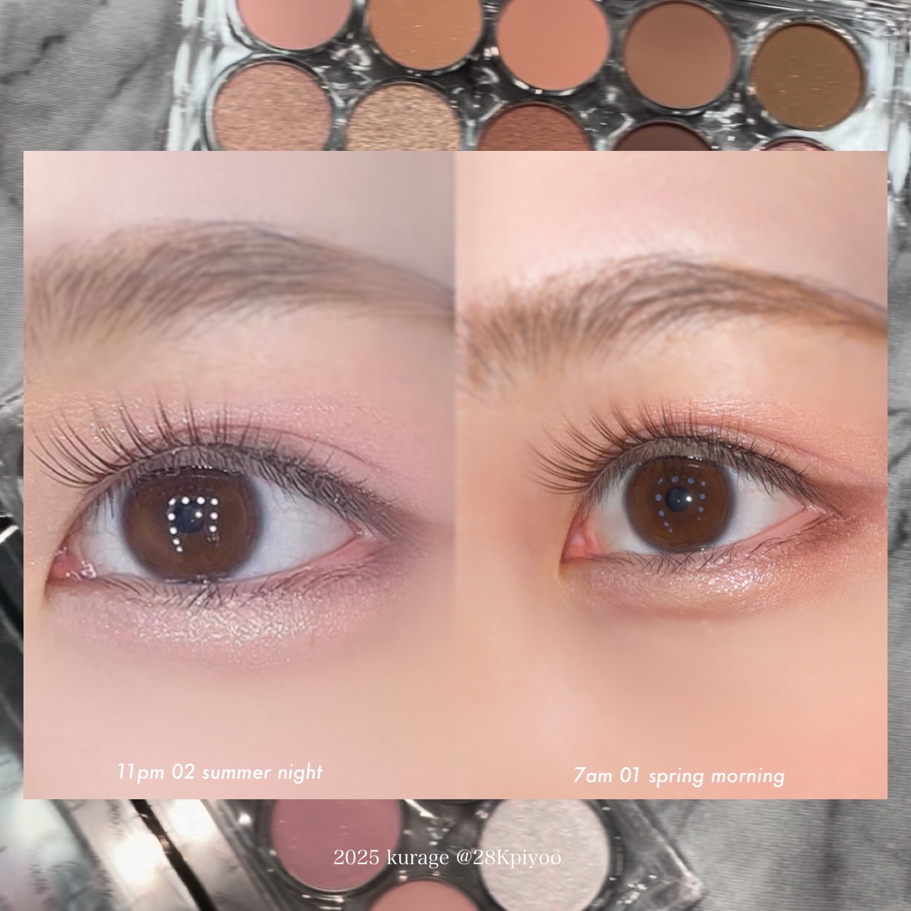 ライト オン アイズ シャドウ パレット/Lummir/アイシャドウパレットを使ったクチコミ（2枚目）