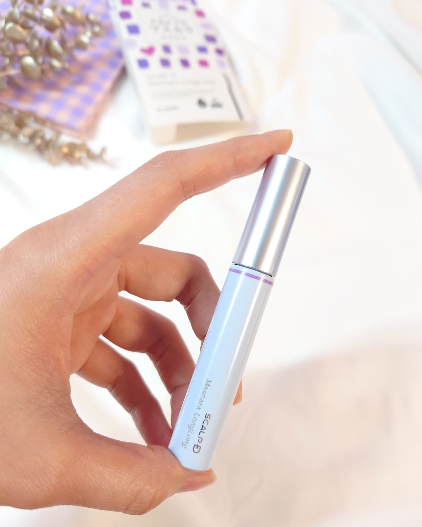 スカルプD マスカラ ロングロング モーヴパープル/アンファー(スカルプD)/マスカラを使ったクチコミ（2枚目）