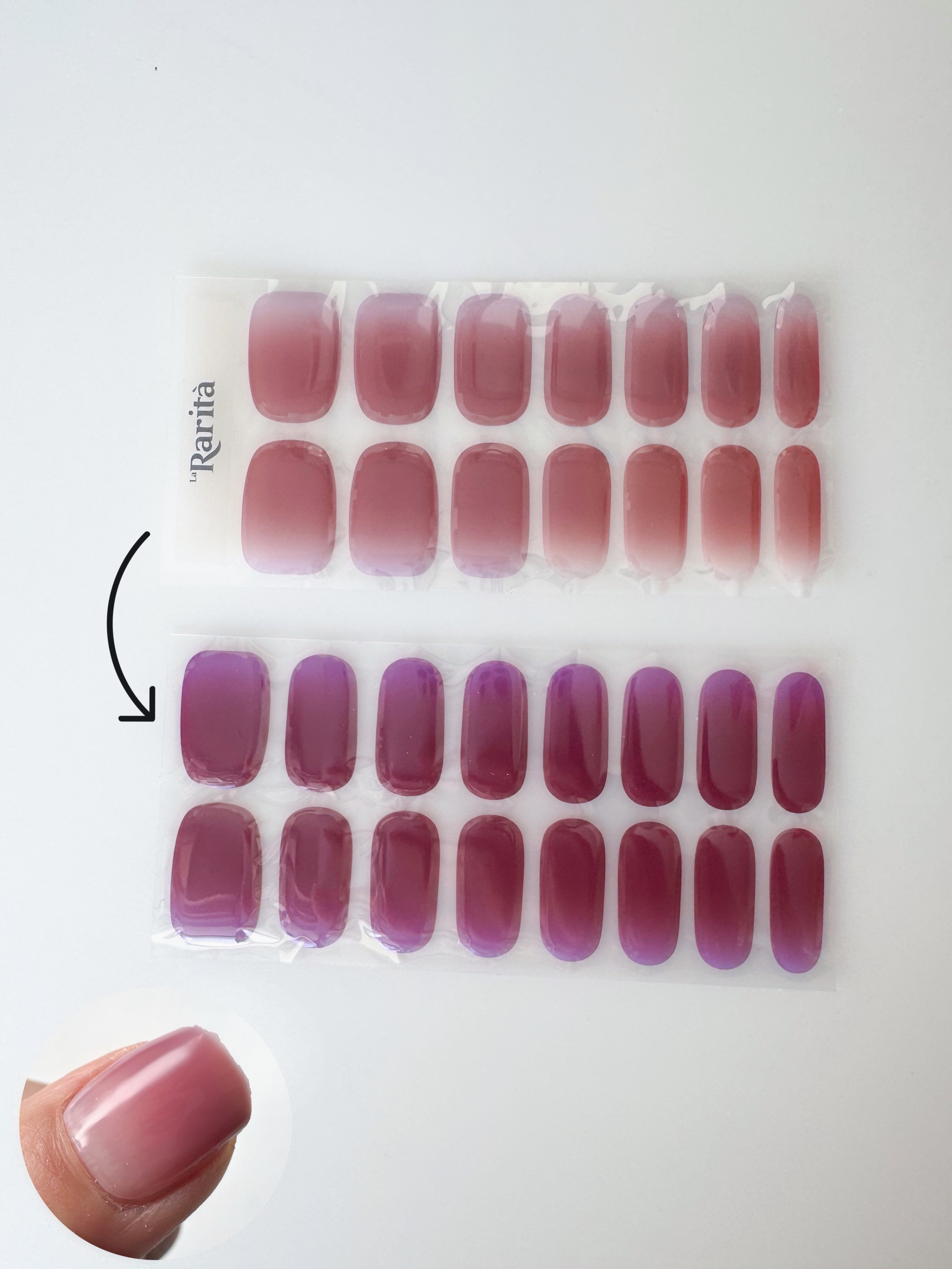 SUNNY RECIPE COLOR CHANGE GEL NAIL/SUNNY RECIPE/ネイルシールを使ったクチコミ（3枚目）