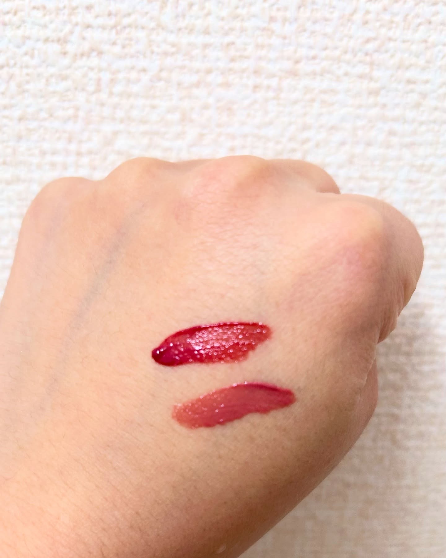 ブラッディライアー コーティングティント 19#CALM CHERRY/lilybyred/リップティントを使ったクチコミ（2枚目）