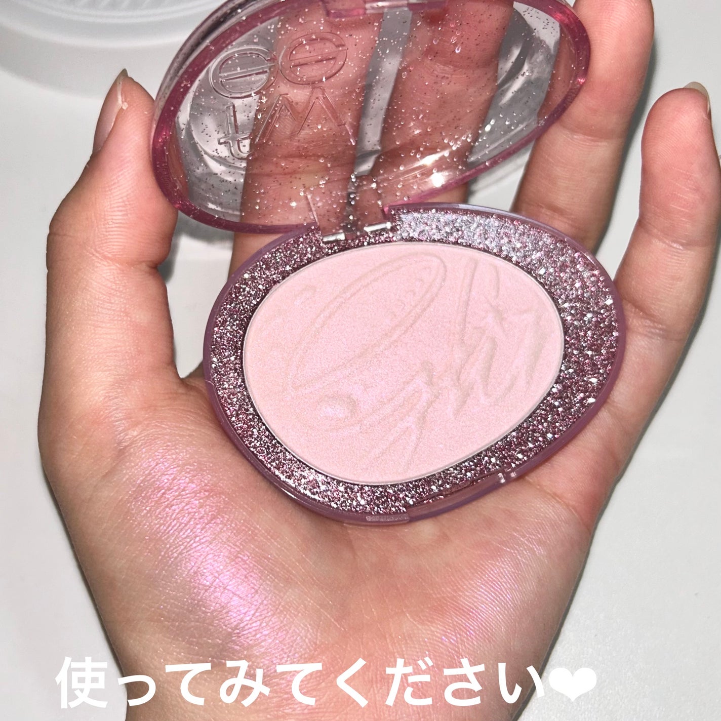 フィー グリッツストーンハイライター/fwee/パウダーハイライトを使ったクチコミ(5枚目)